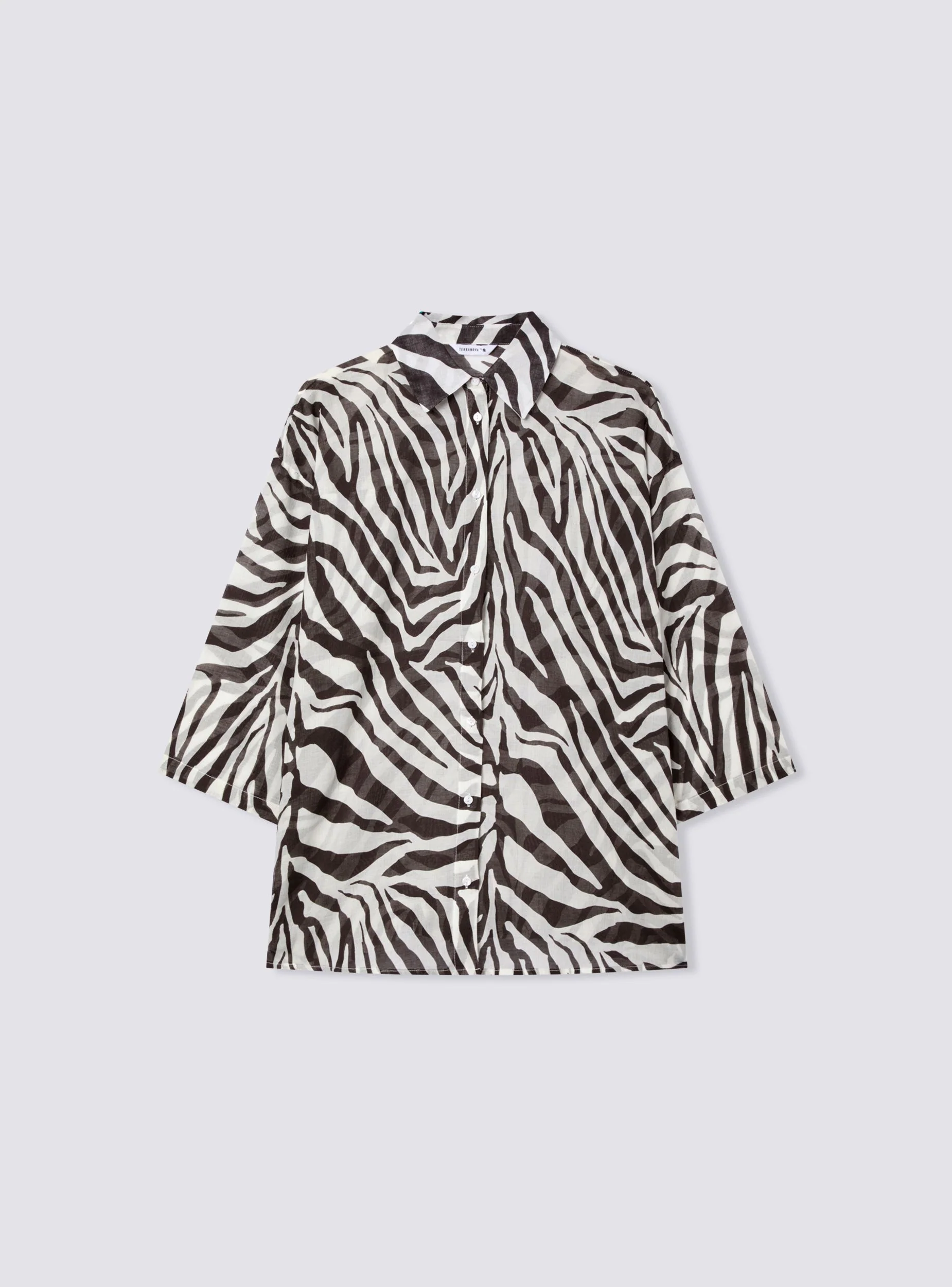 Camicia maxi fantasia zebrata - Image 7