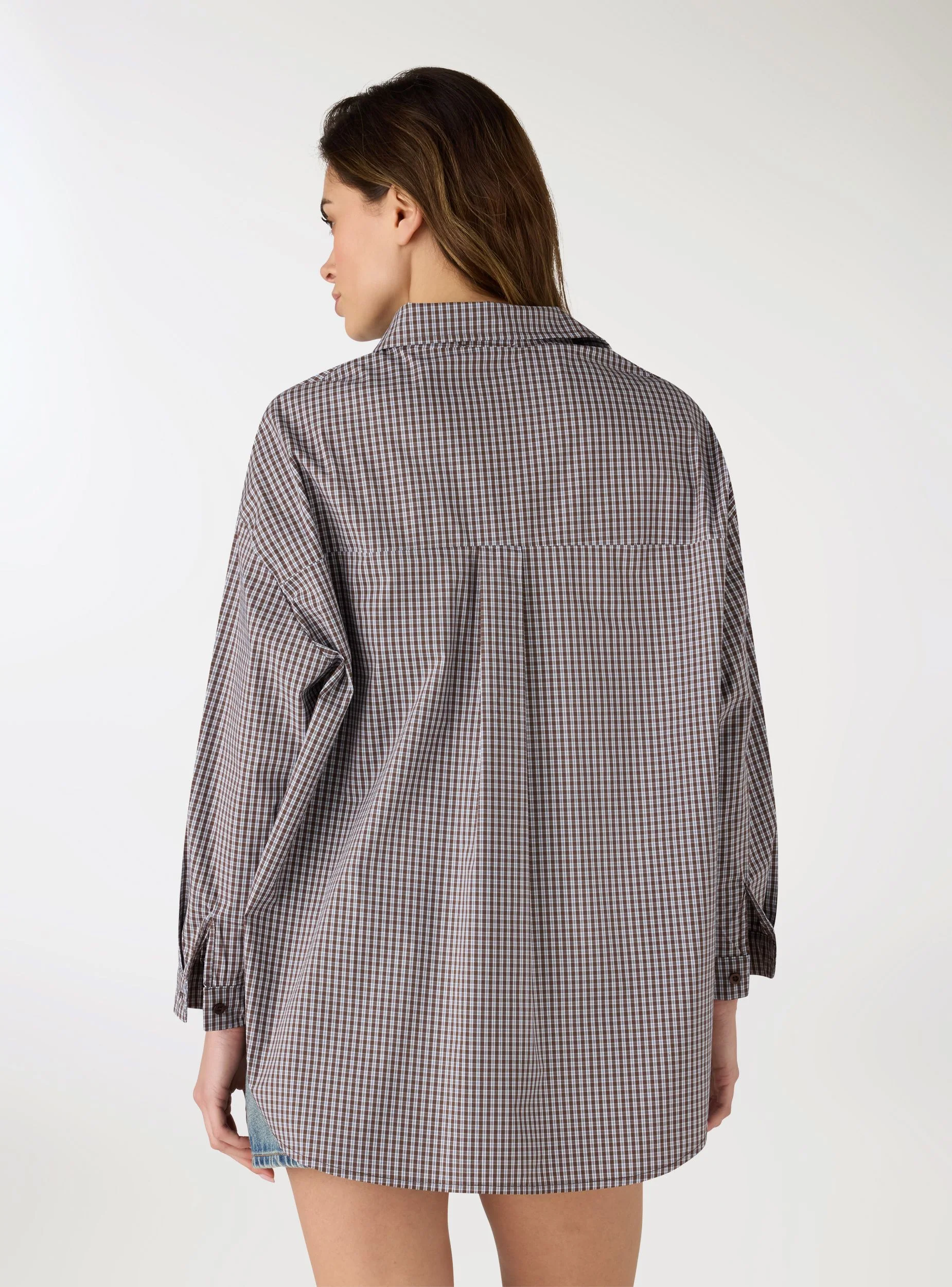 Camicia over a quadretti con taschino - Image 3