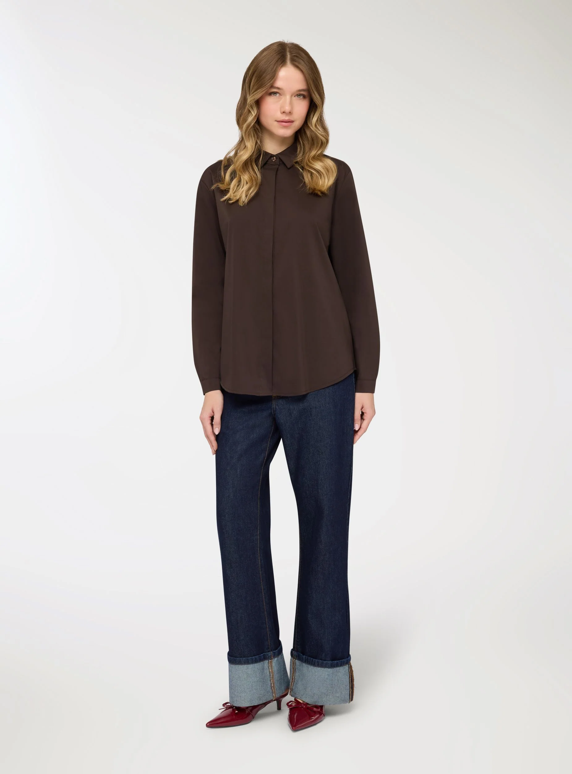 Camicia over a tinta unita - Image 3