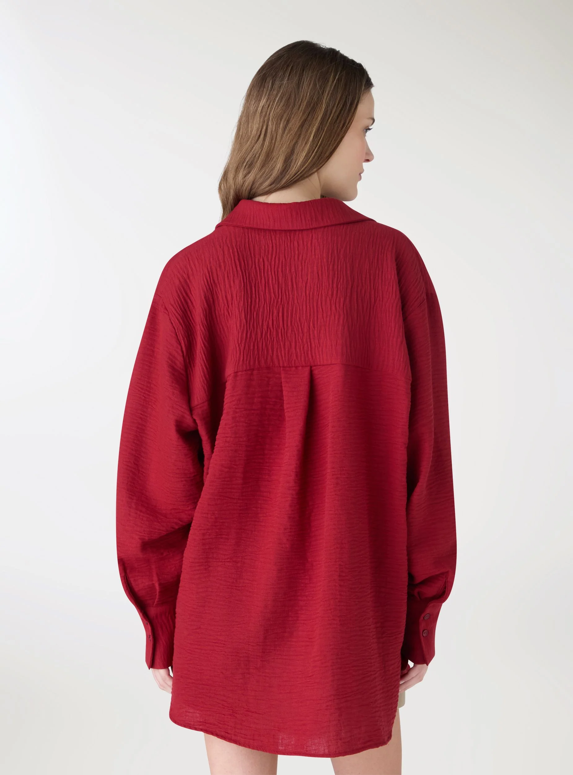 Camicia over effetto lino - Image 4