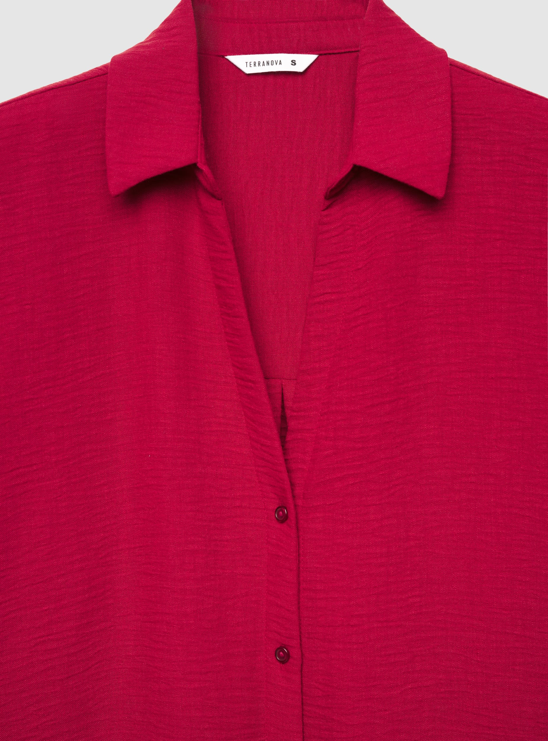 Camicia over effetto lino - Image 5