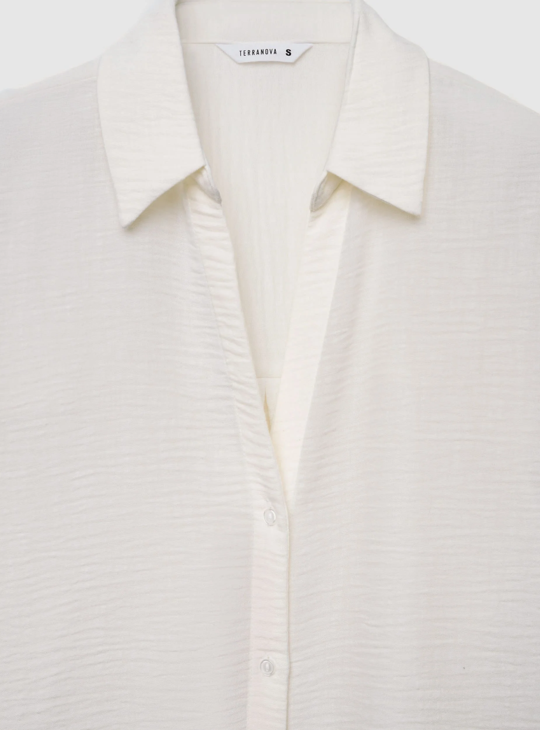 Camicia oversize effetto lino - Image 5