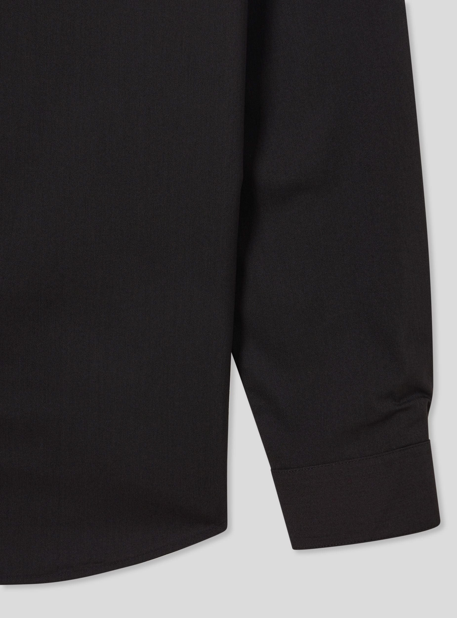 Camicia popeline stretch tinta unita - Image 5