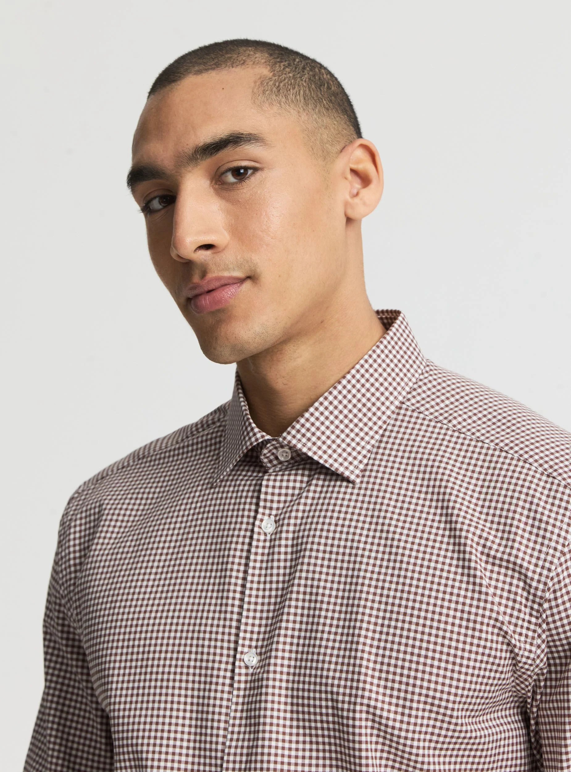 Camicia regular a quadretti - Image 2