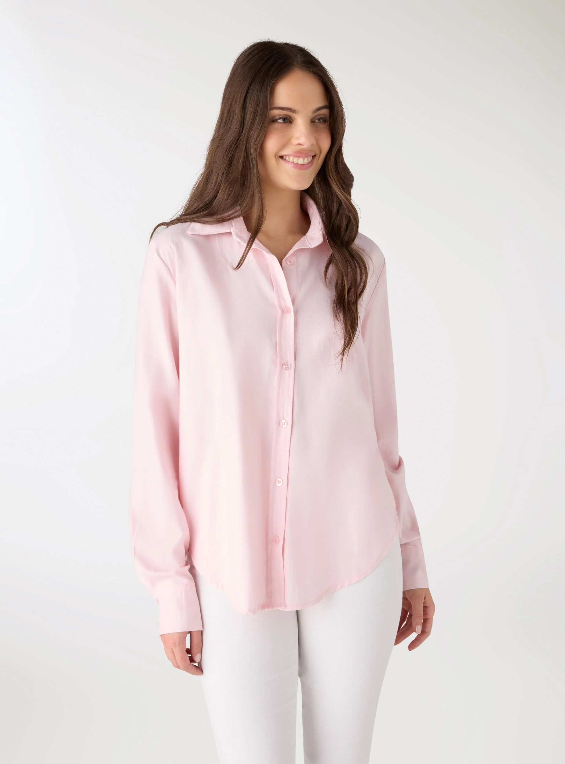 Camicia regular oxford a tinta unita