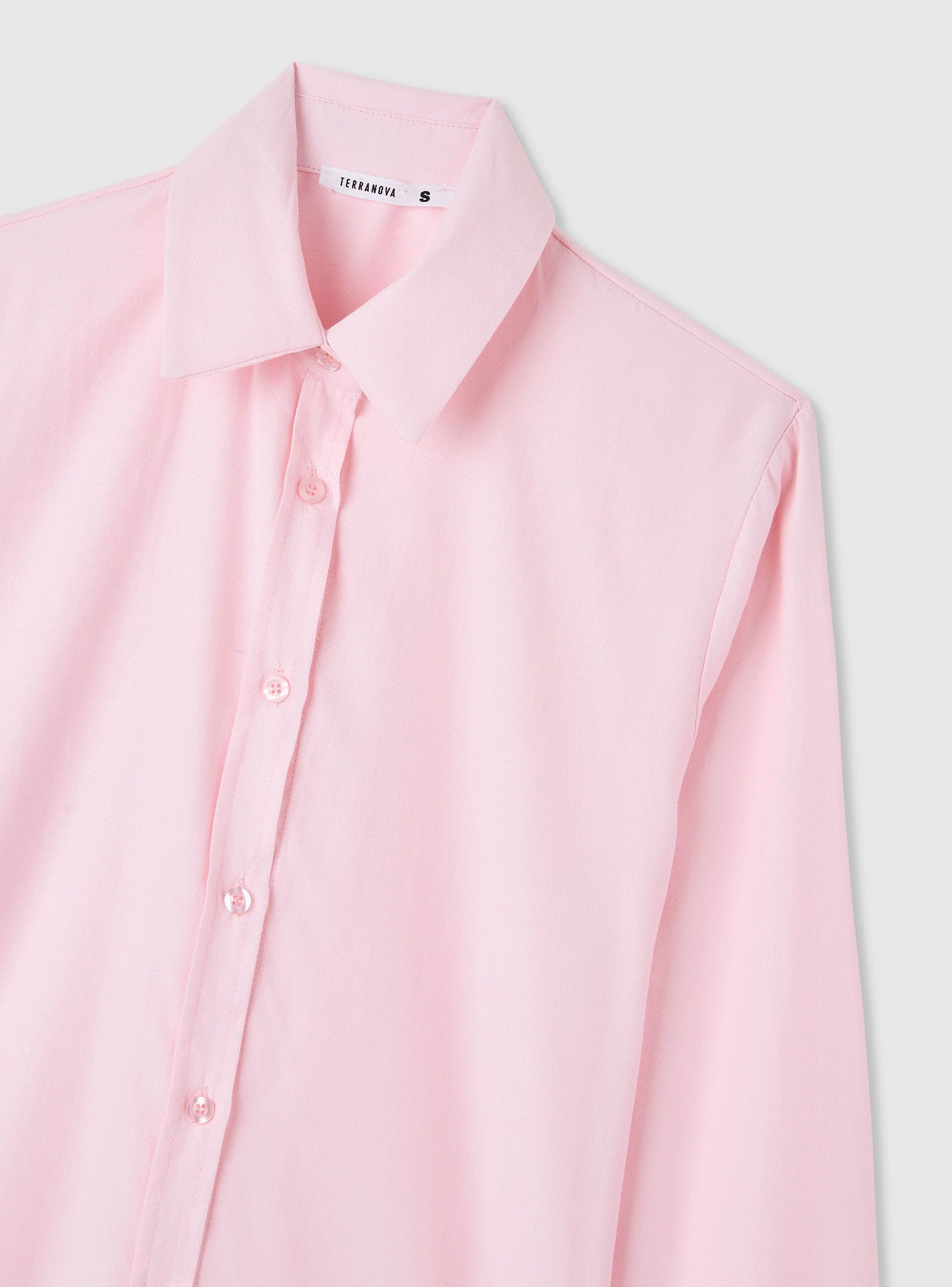 Camicia regular oxford a tinta unita - Image 6