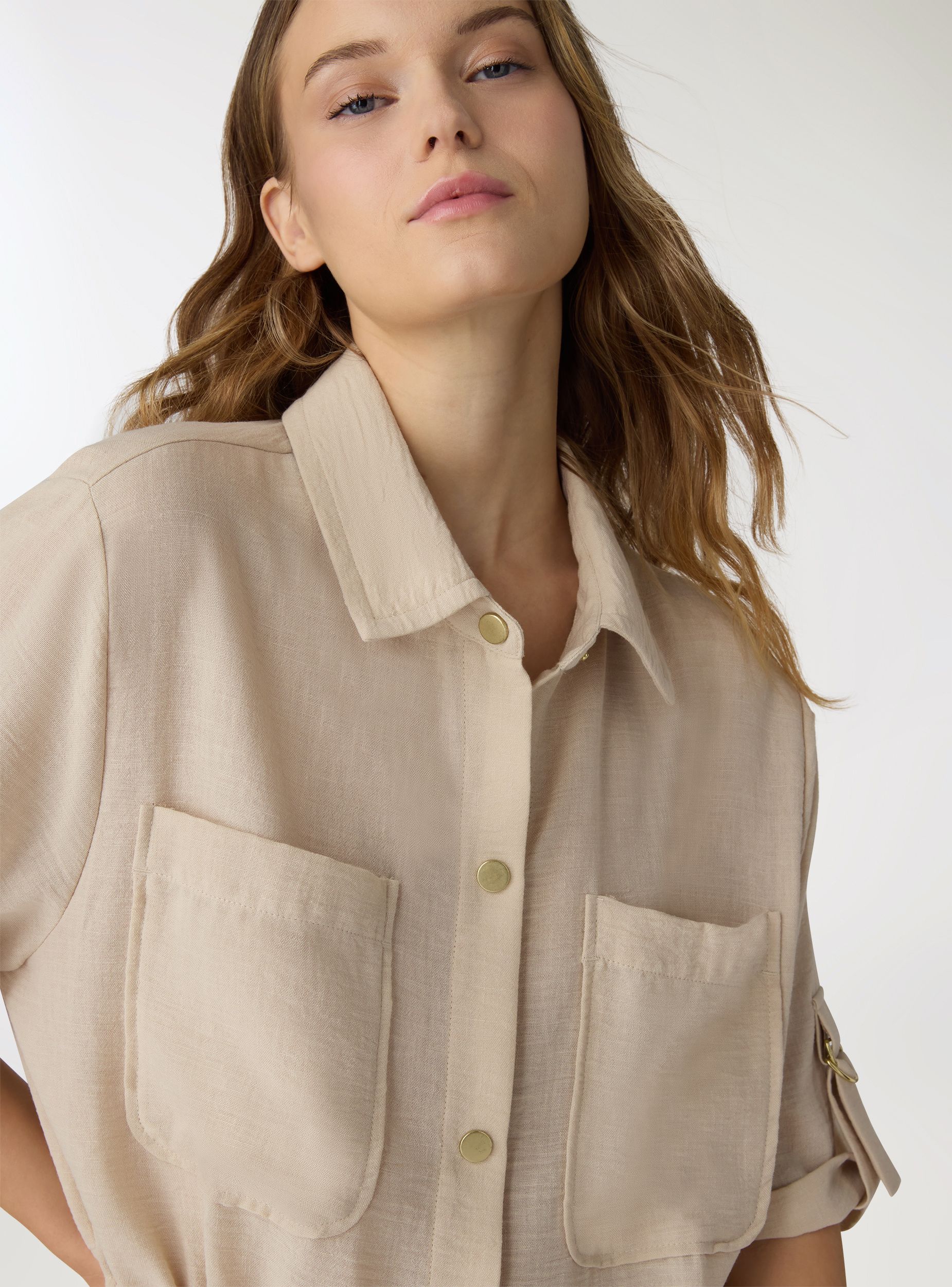 Camicia safari effetto lino - Image 4