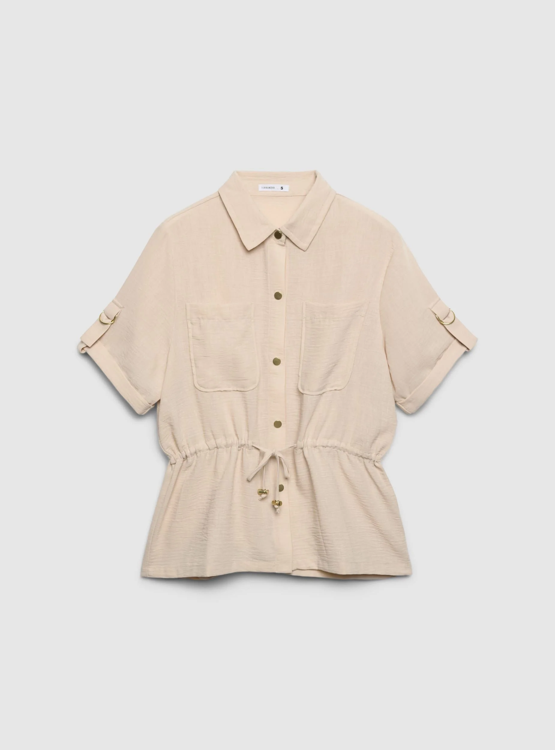 Camicia safari effetto lino - Image 7