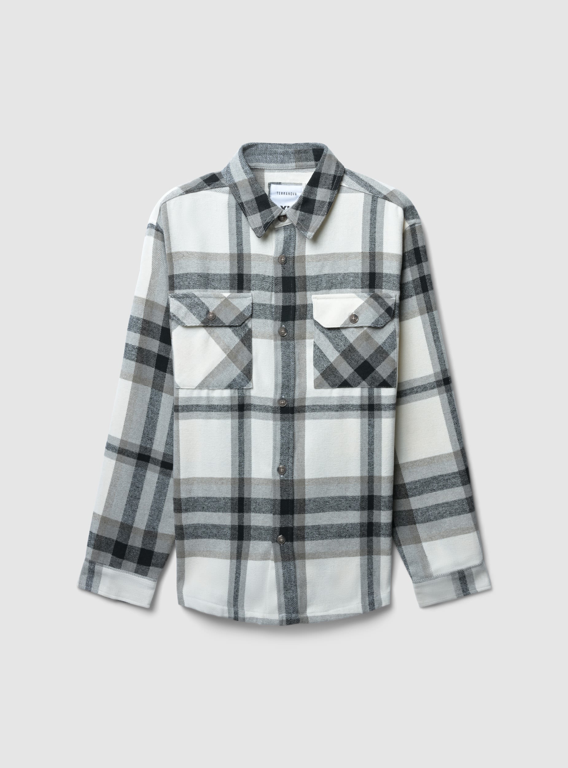Camicia shacket in flanella a quadri - Image 7