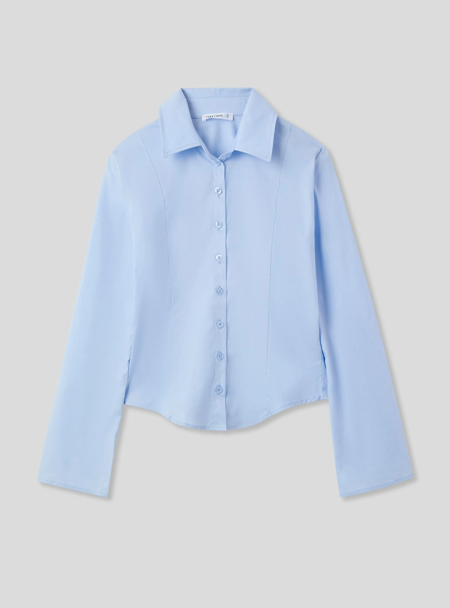 Camicia slim fit in popeline - Image 5