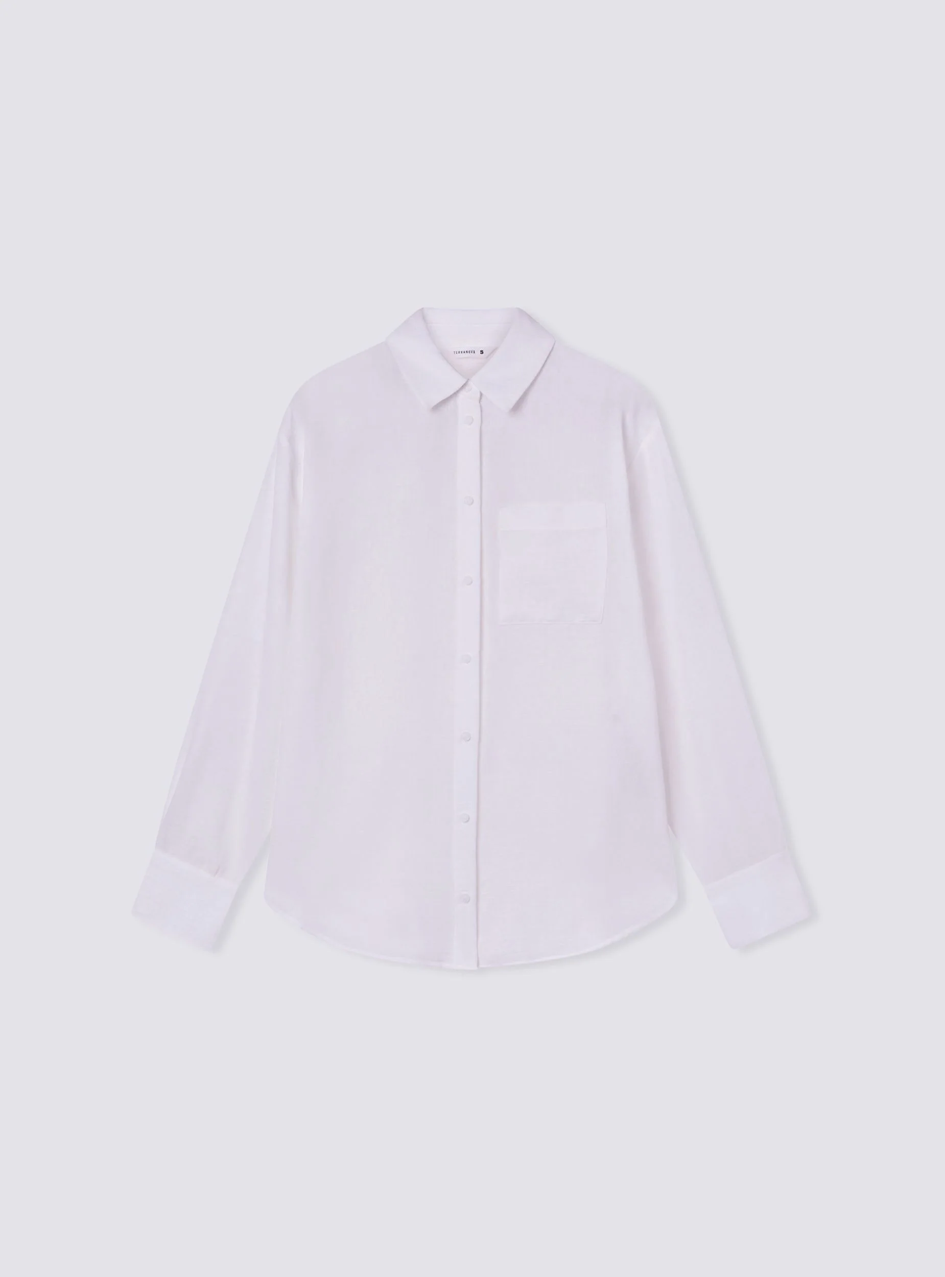 Camicia tessuto leggero con tasca - Image 5