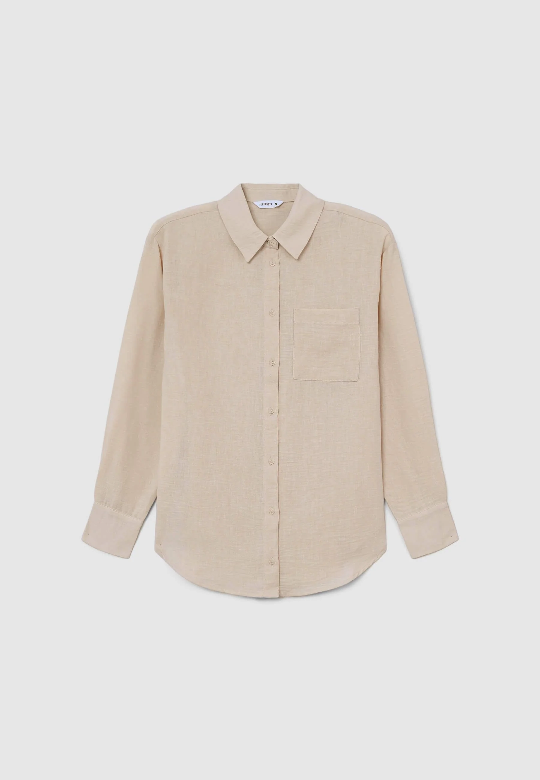 Camicia tessuto leggero con tasca - Image 4