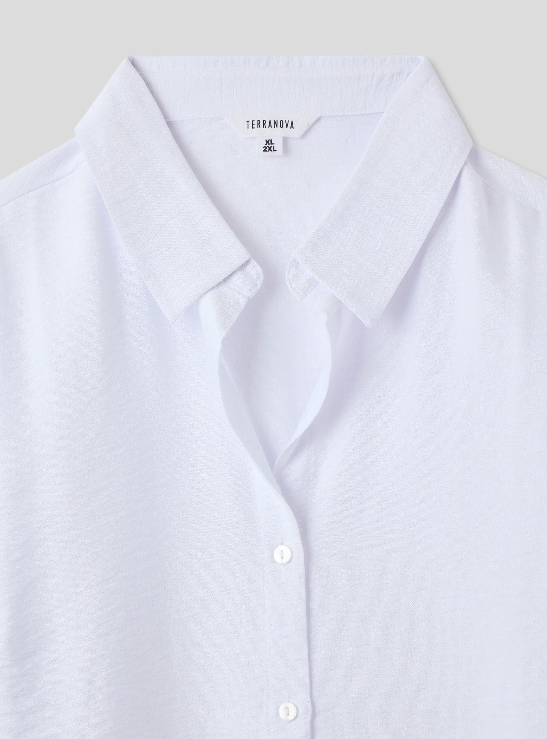 Camicia tinta unita tessuto leggero - Image 4