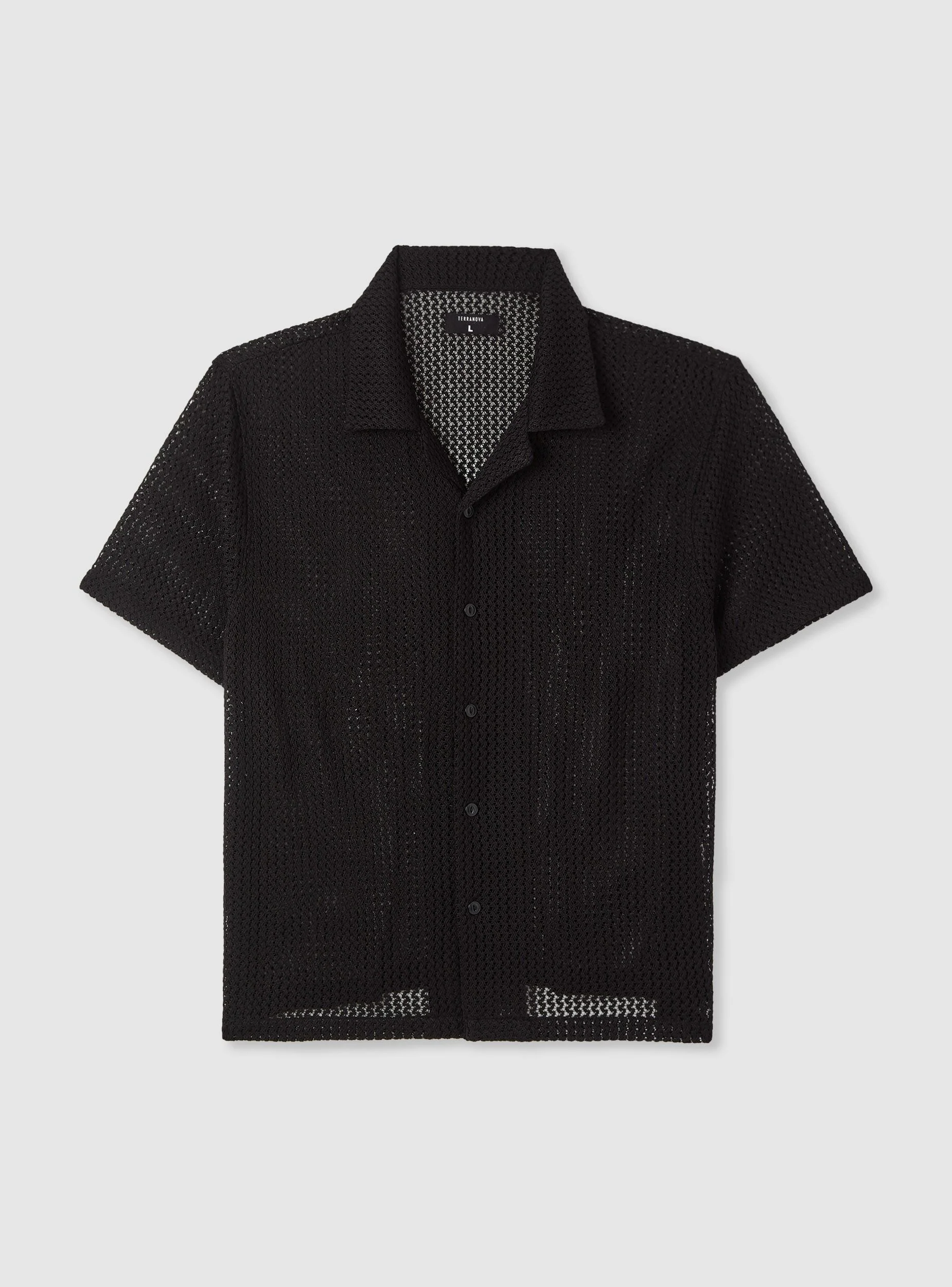 Camicia traforata con bottoni - Image 5
