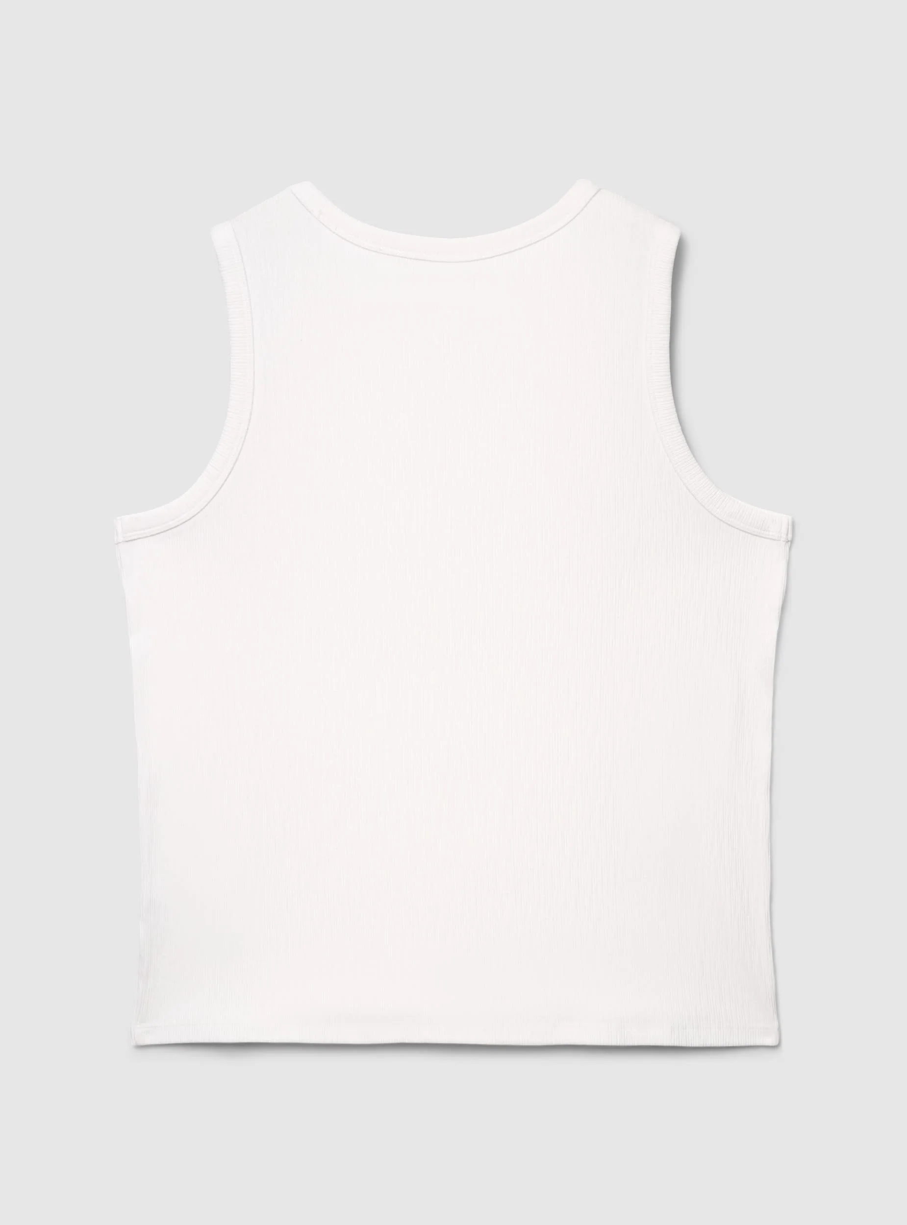 Canotta effetto maglia in tessuto operato - Image 7