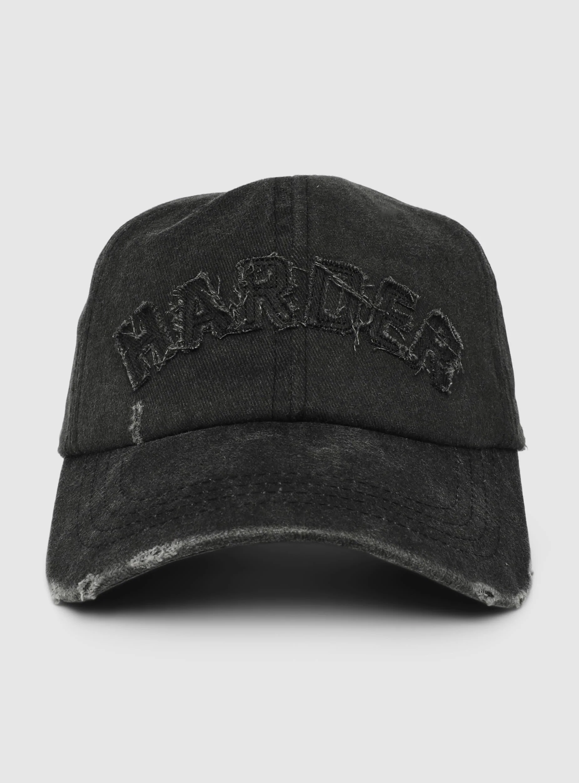 Cappellino baseball delavato con patch e strappi - Image 3