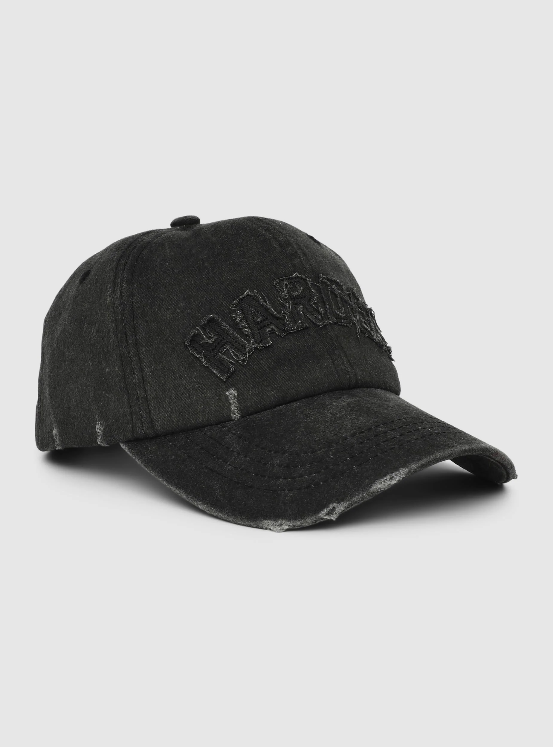 Cappellino baseball delavato con patch e strappi - Image 4