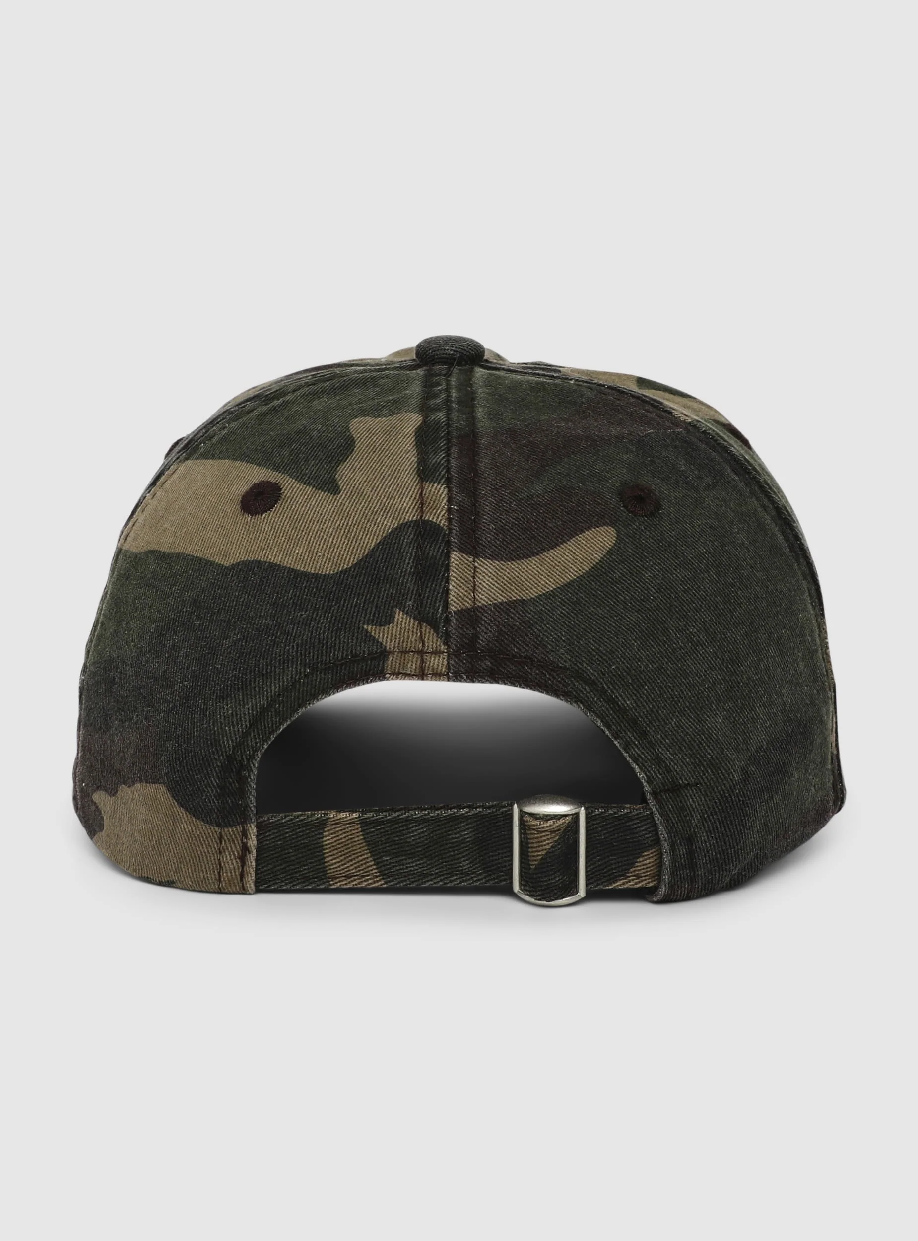 Cappellino baseball mimetico con ricamo - Image 4