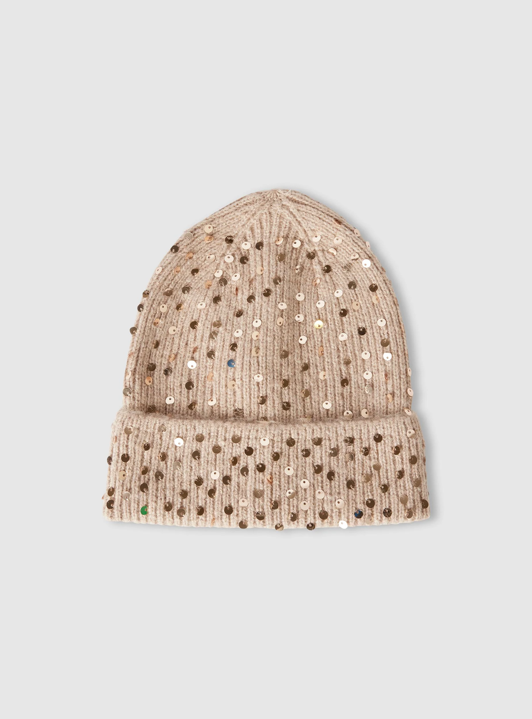 Cappellino beanie con paillettes - Image 4