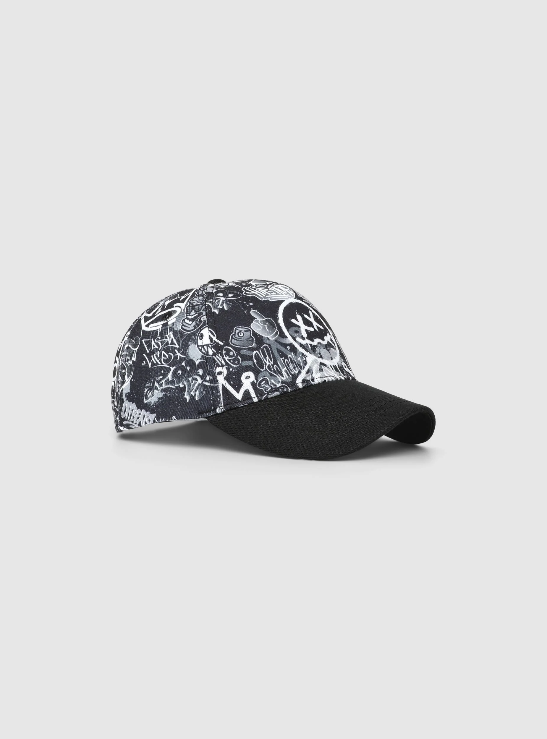 Cappellino da baseball con stampa graffiti - Image 3