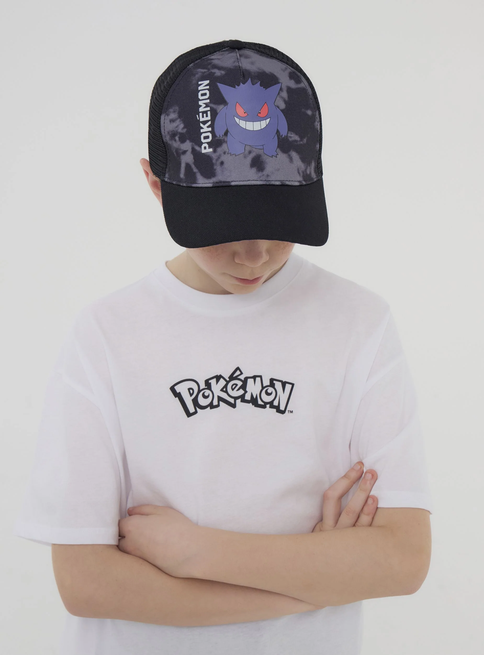 Cappellino trucker con stampa Pokémon®