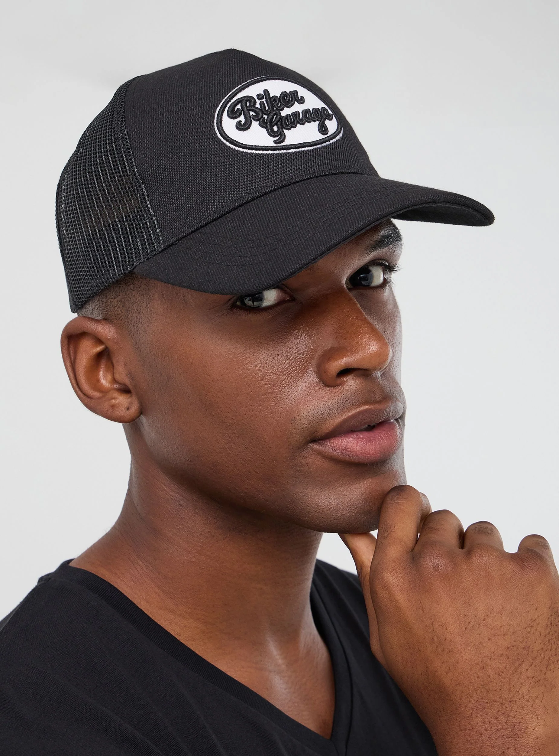 Cappellino trucket con rete e patch - Image 6