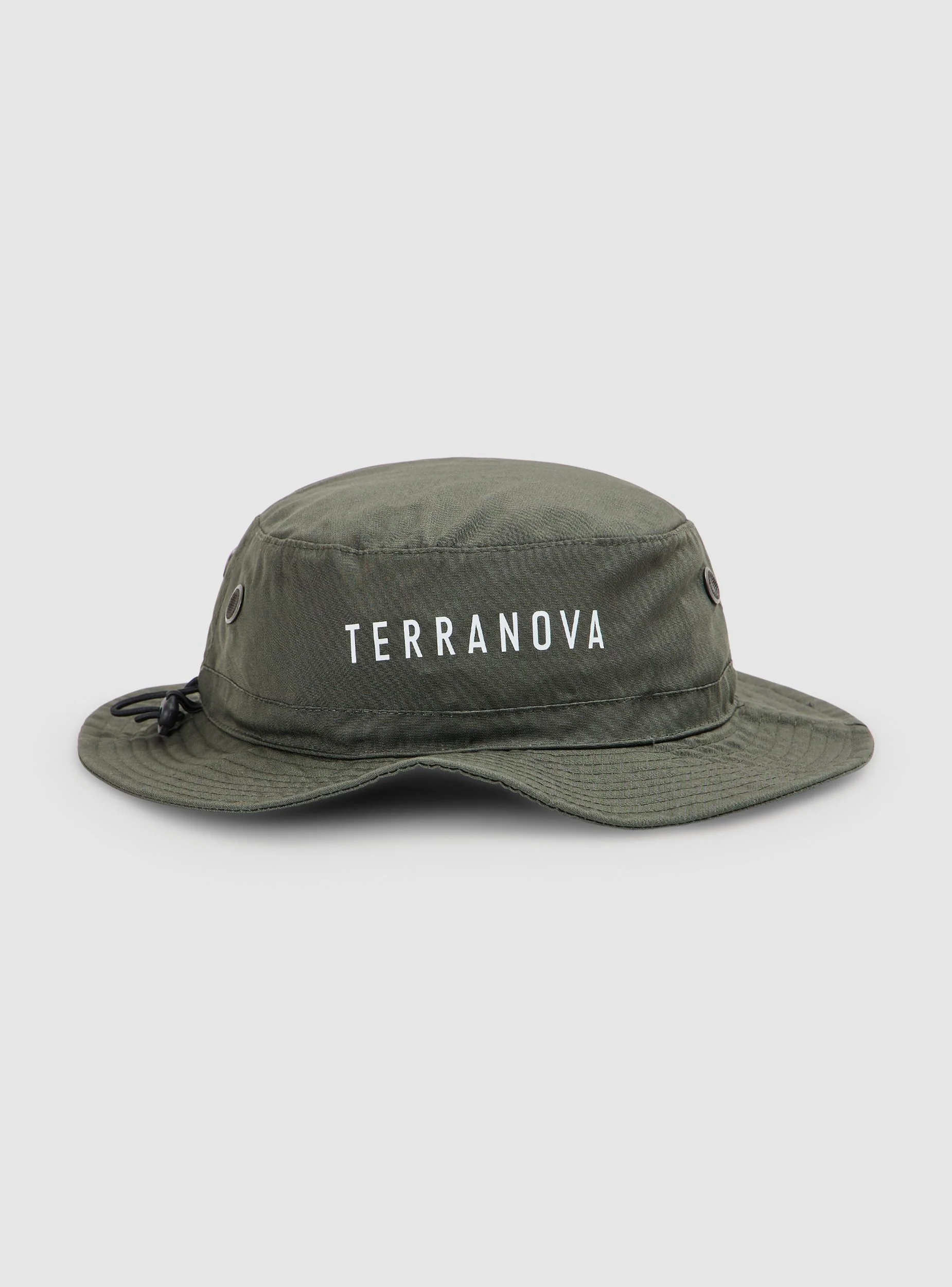 Cappello pescatore con scritta e cordino - Image 3