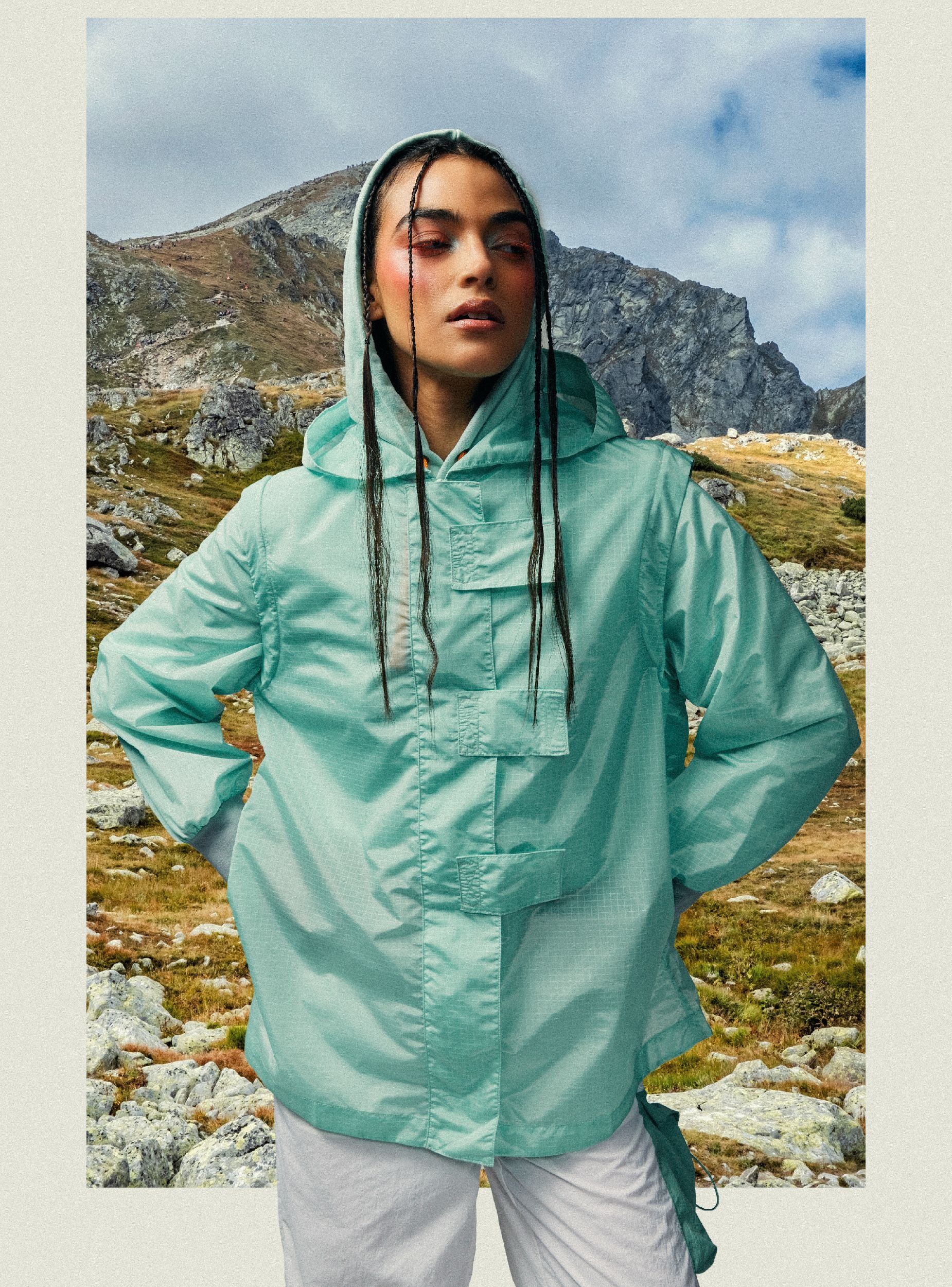 Cappotto con maniche rimovibili TRNPOPLAB - Image 3