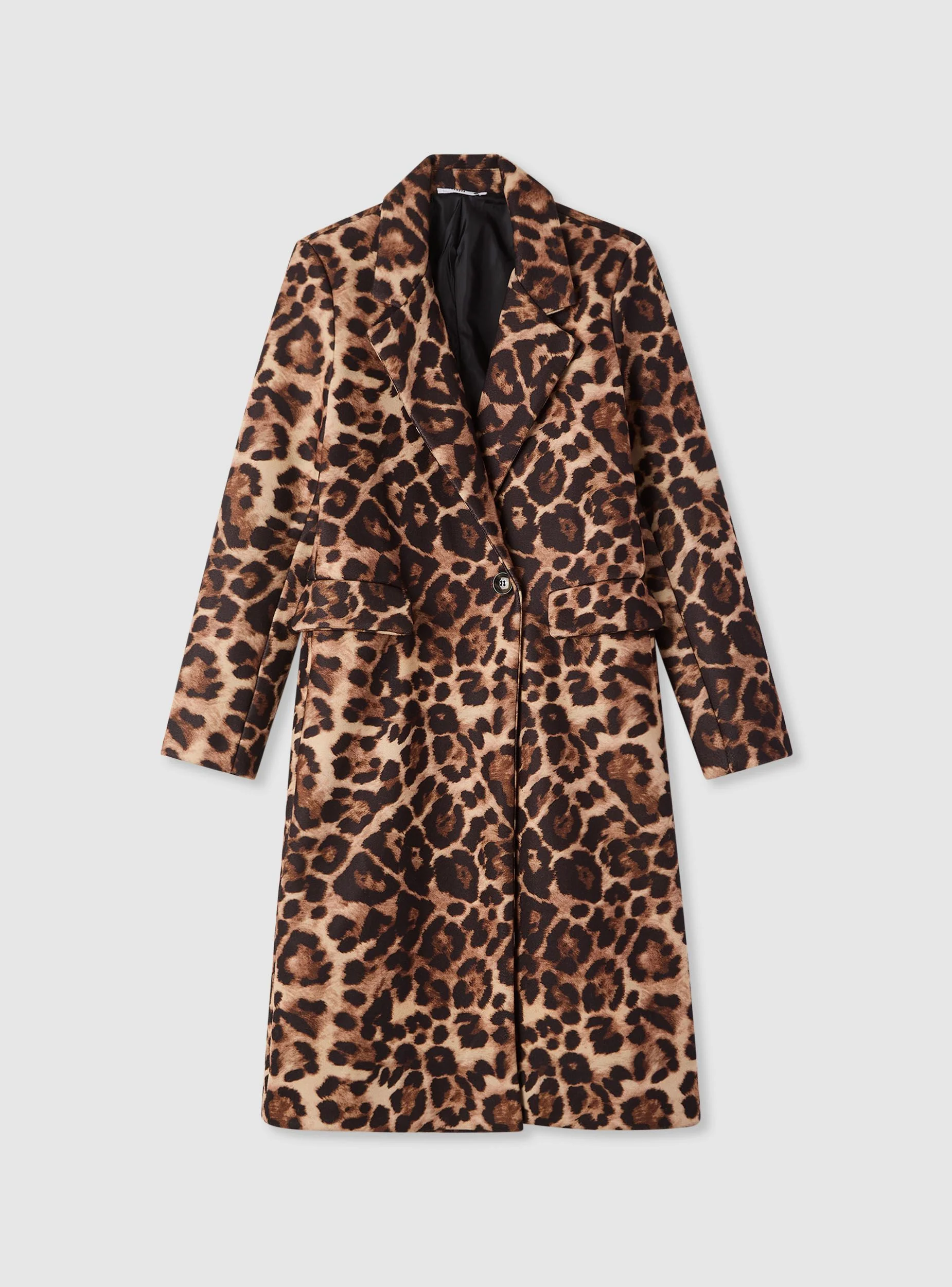 Cappotto lungo con stampa animalier - Image 2