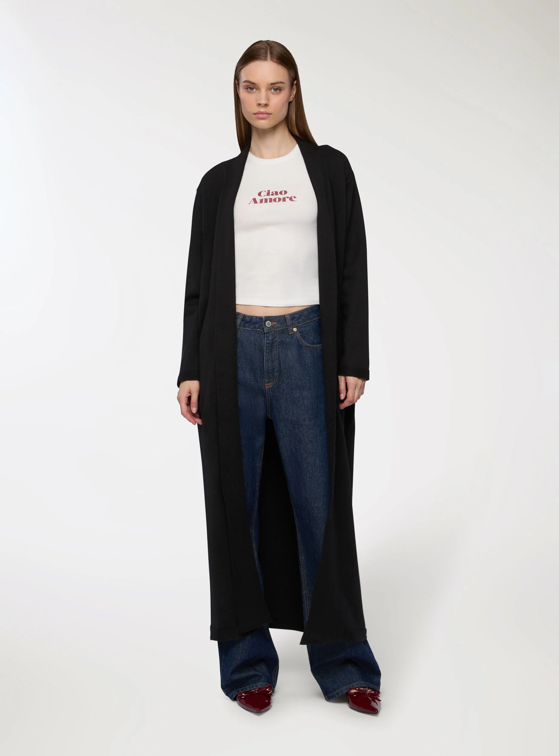 Cardigan aperto extra lungo - Image 2