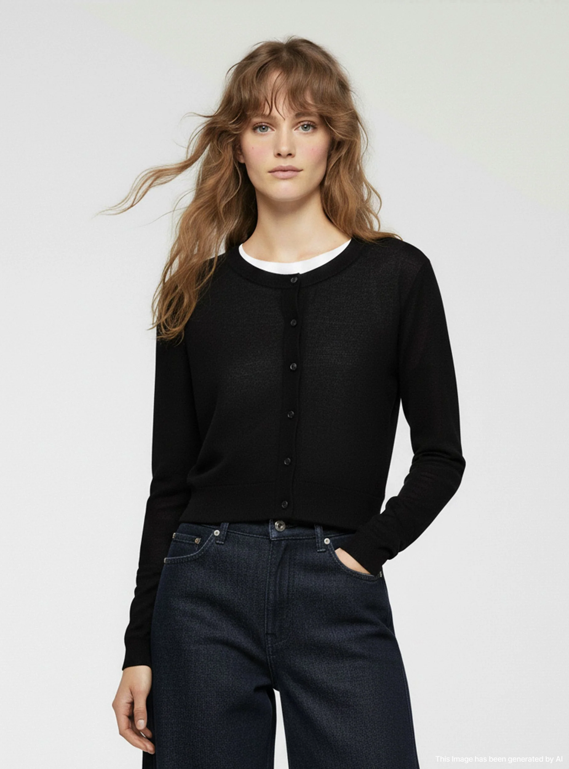Cardigan con bottoni - Image 4