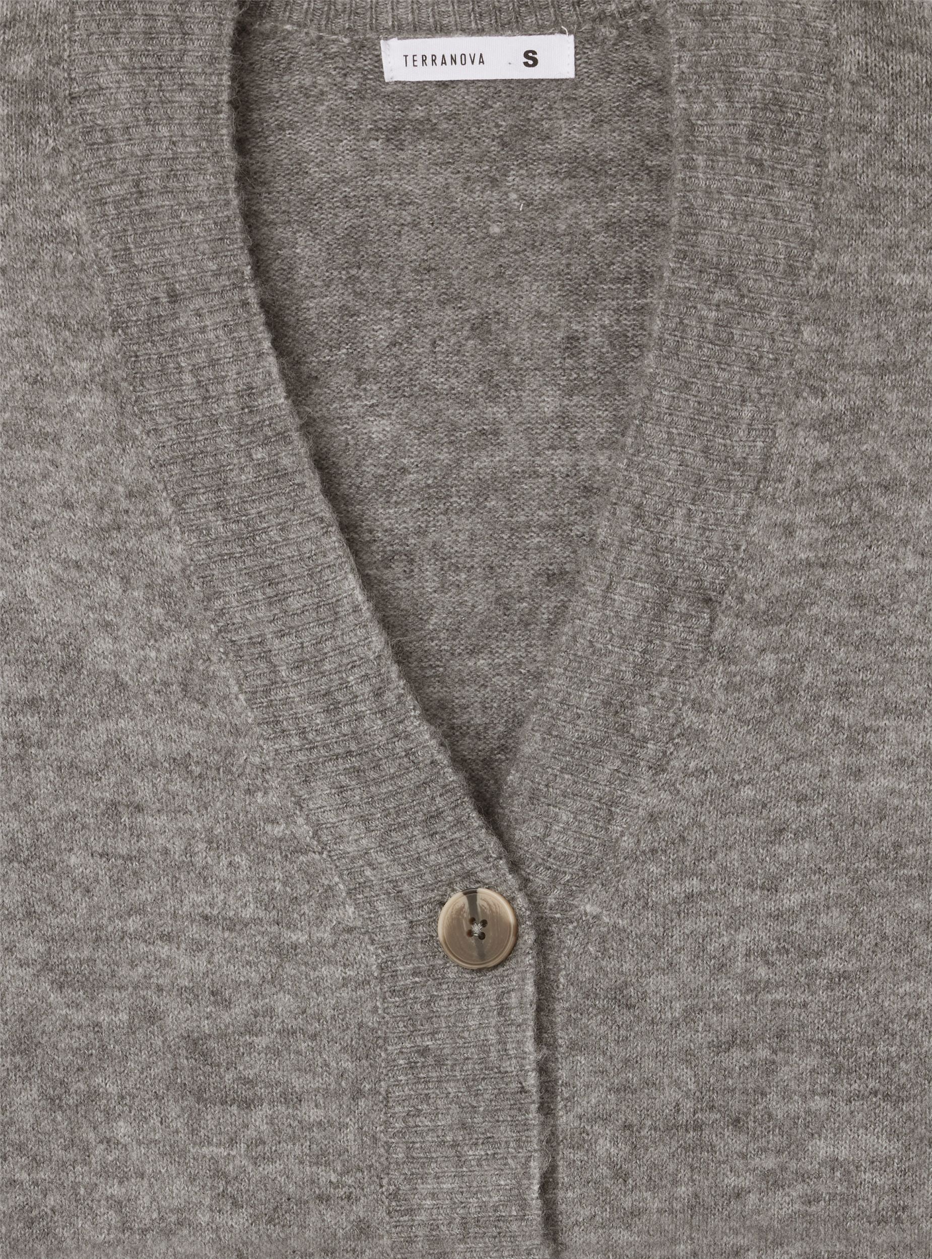 Cardigan con scollo a V e tasche - Image 6
