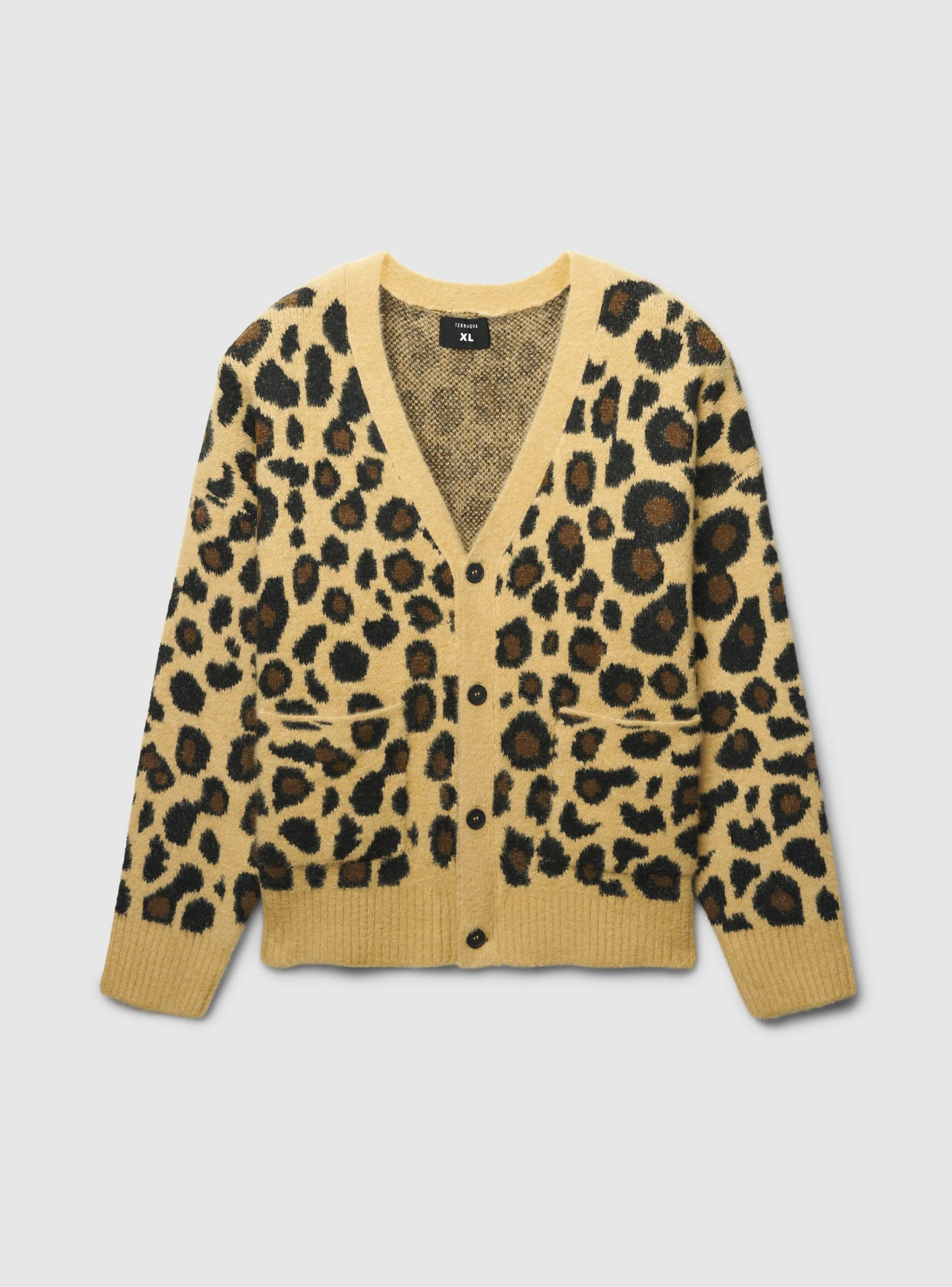 Cardigan fantasia animalier boxy fit - Image 6