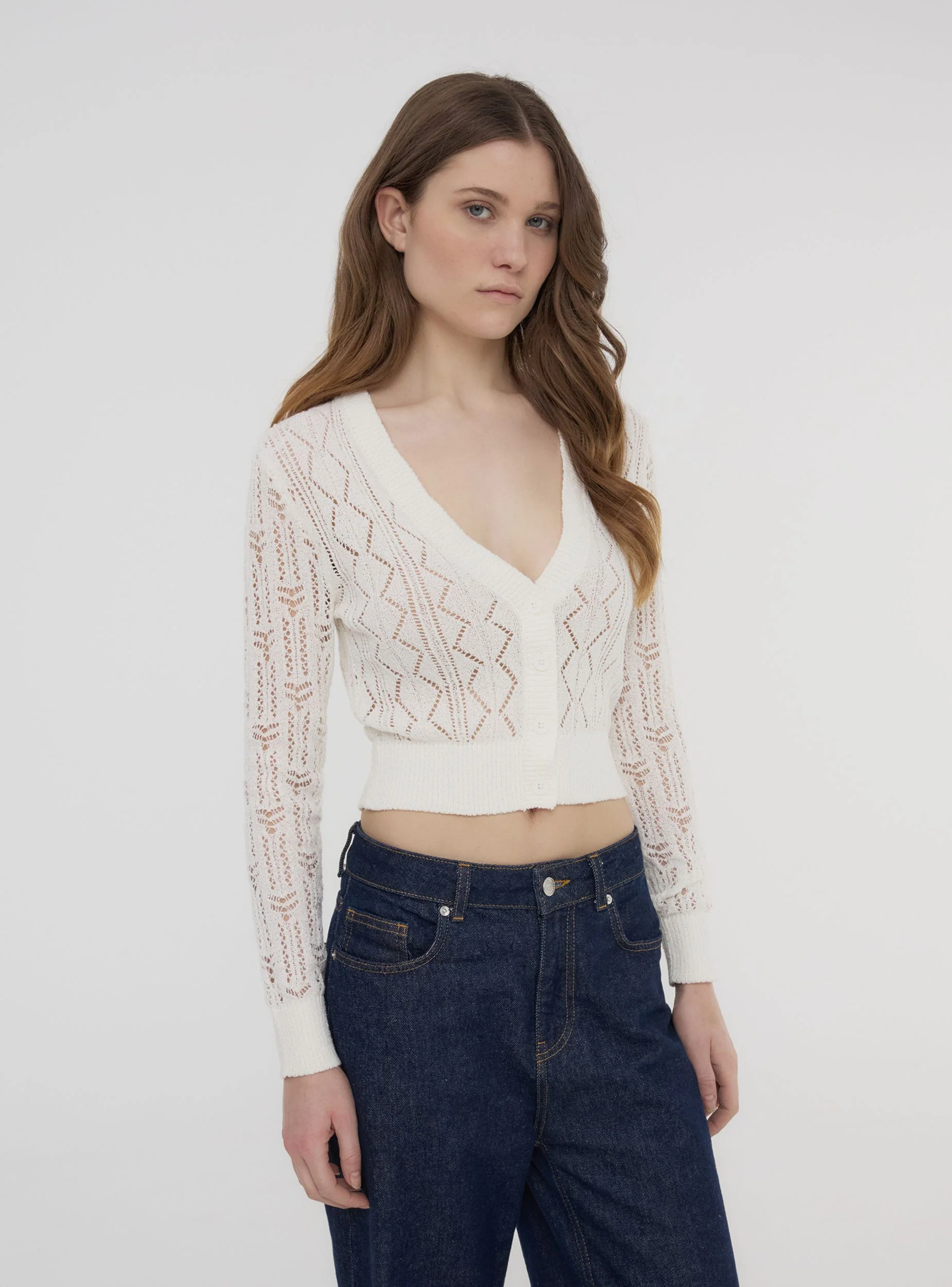 Cardigan traforato - Image 3
