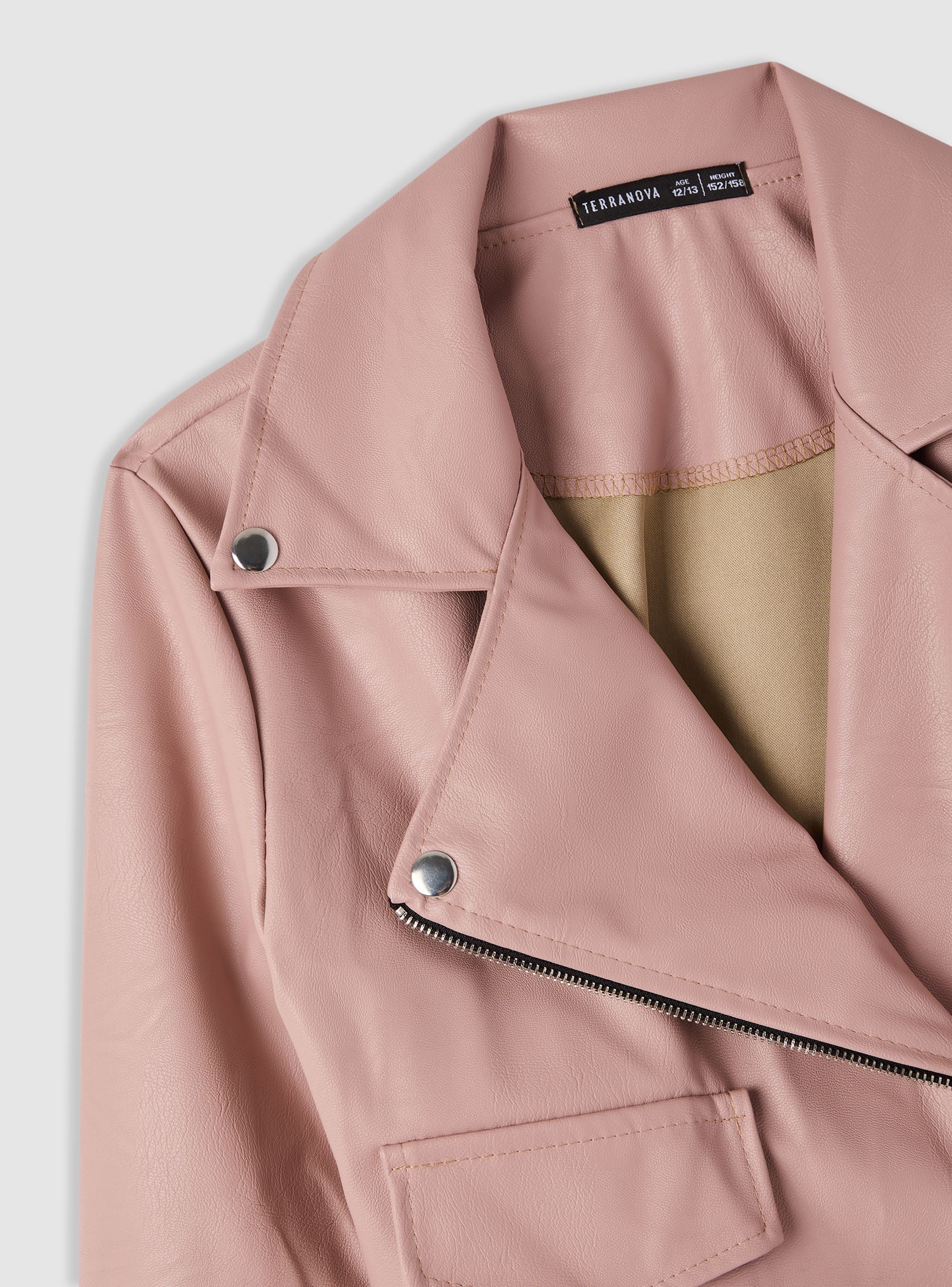Chiodo crop similpelle - Image 4