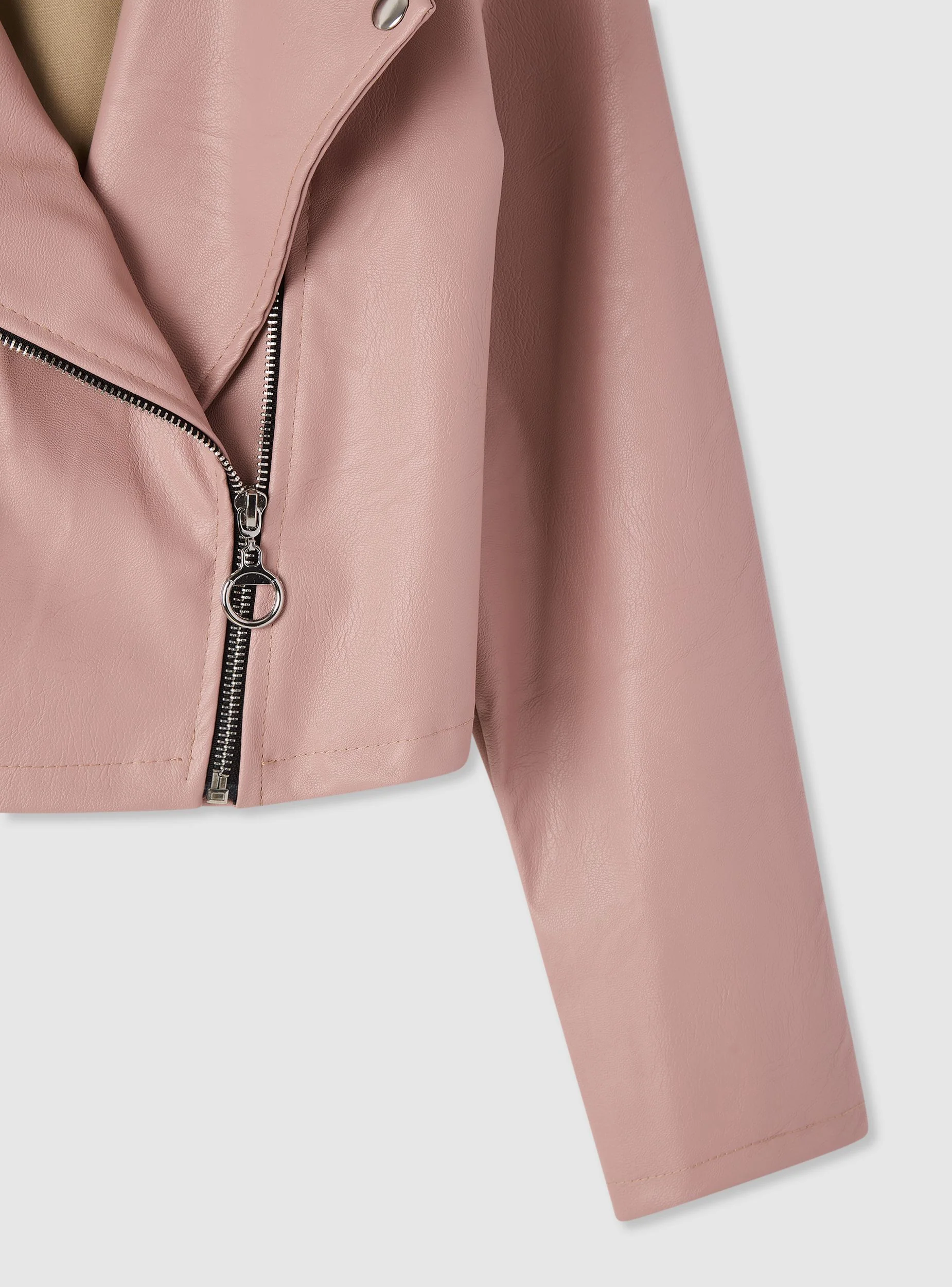 Chiodo crop similpelle - Image 5