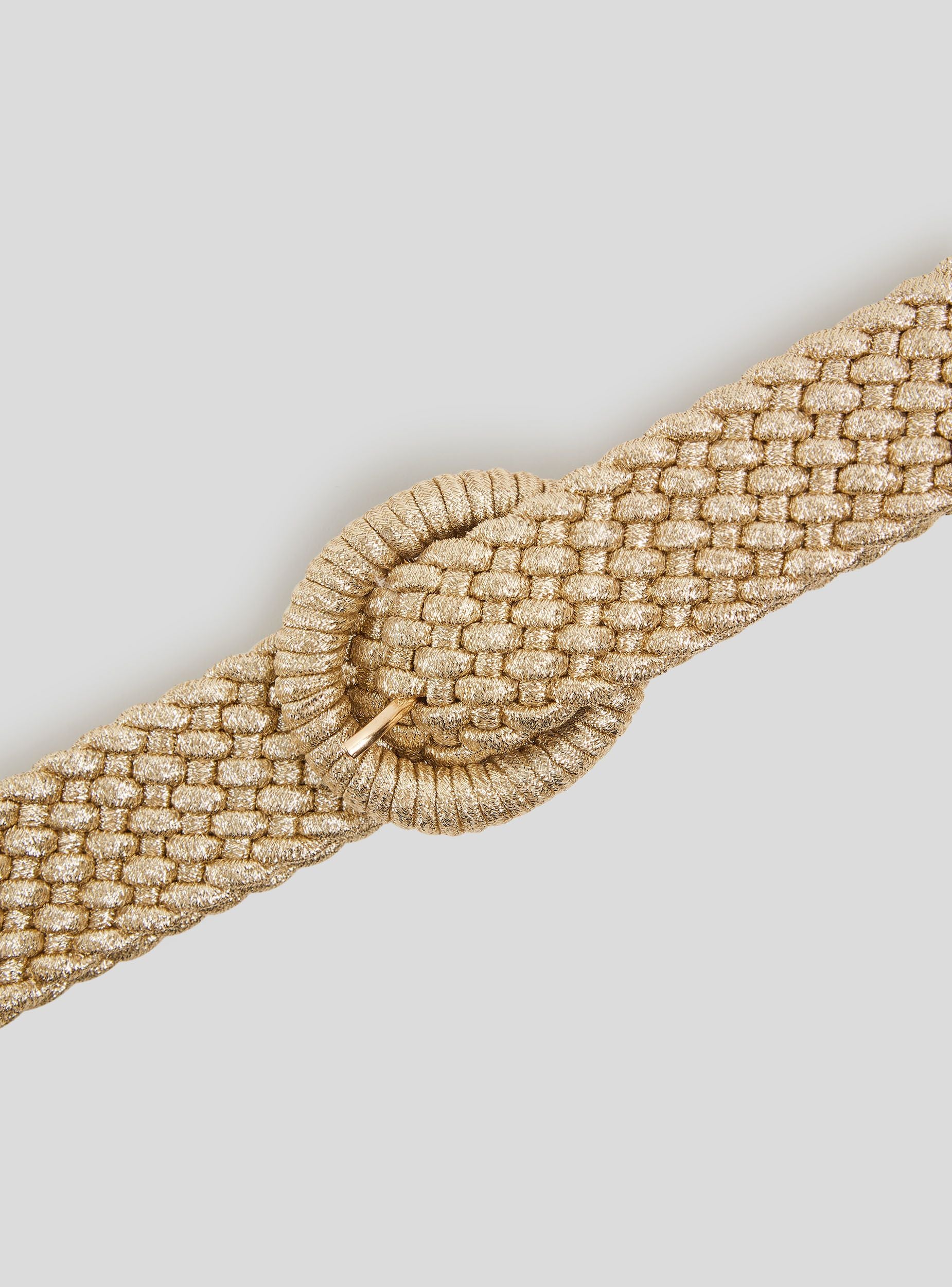 Cintura intrecciata con fibbia tonda - Image 3