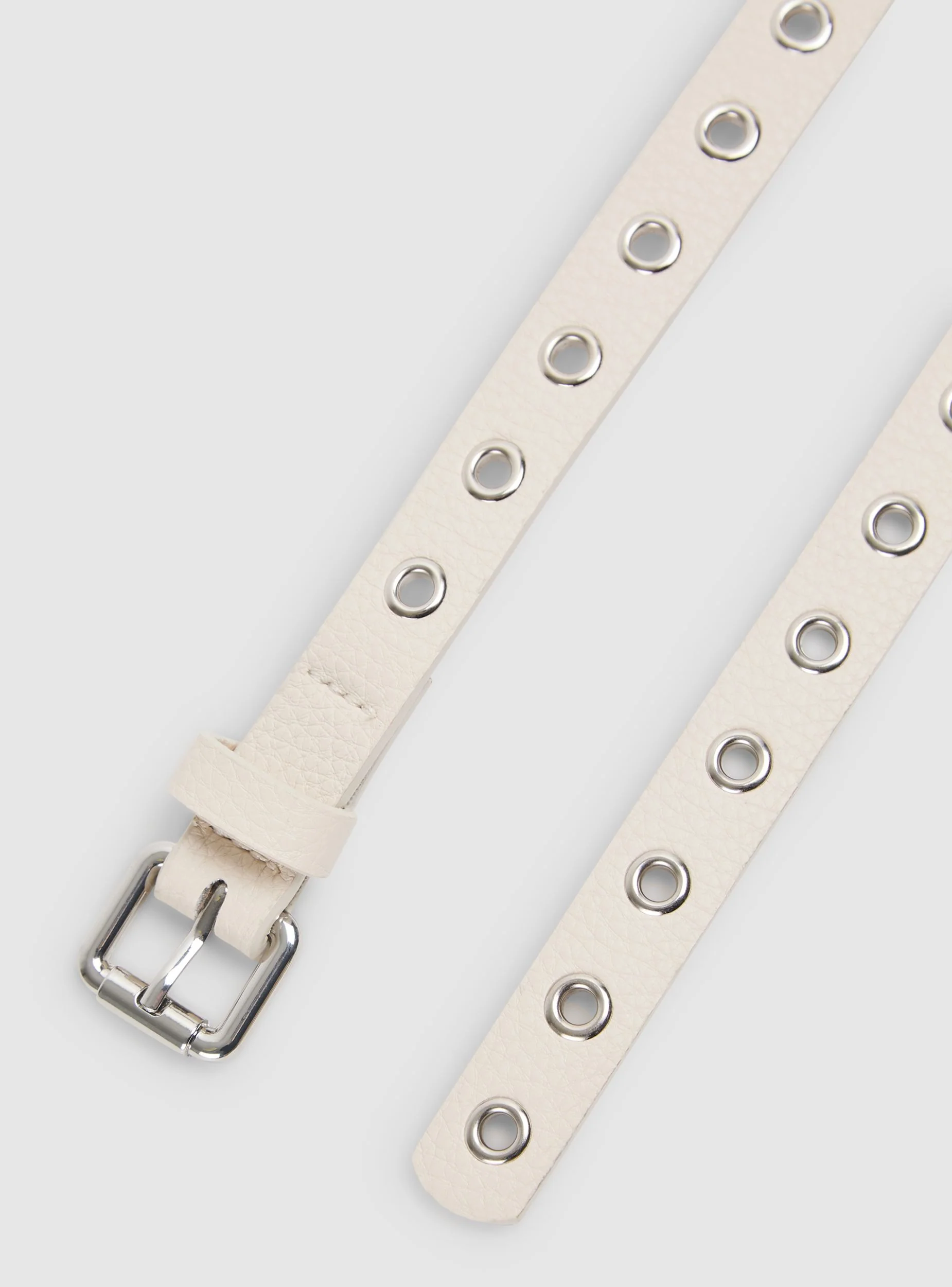 Cintura sottile con occhielli metallici - Image 3
