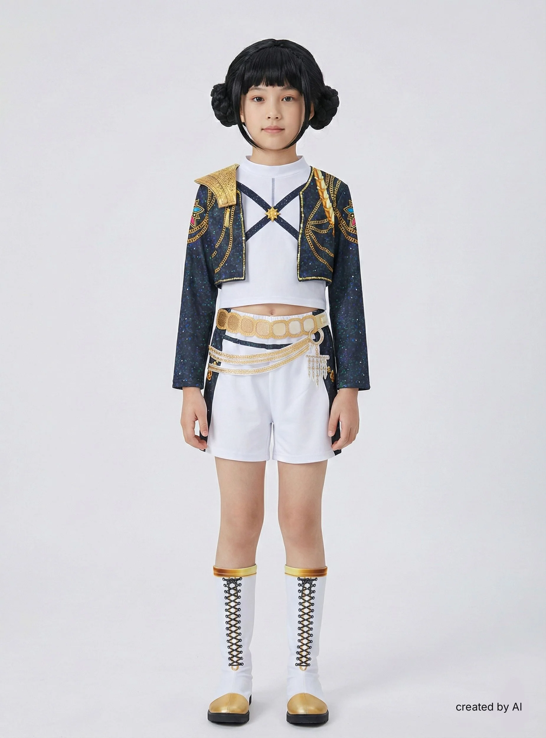 Costume Kpop Rumi Golden Deluxe - Image 4