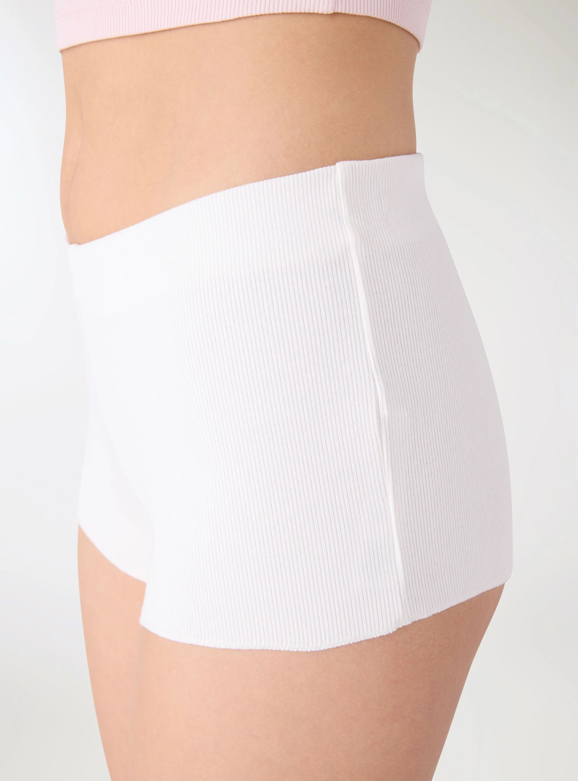 Culotte a costina tinta unita - Image 4