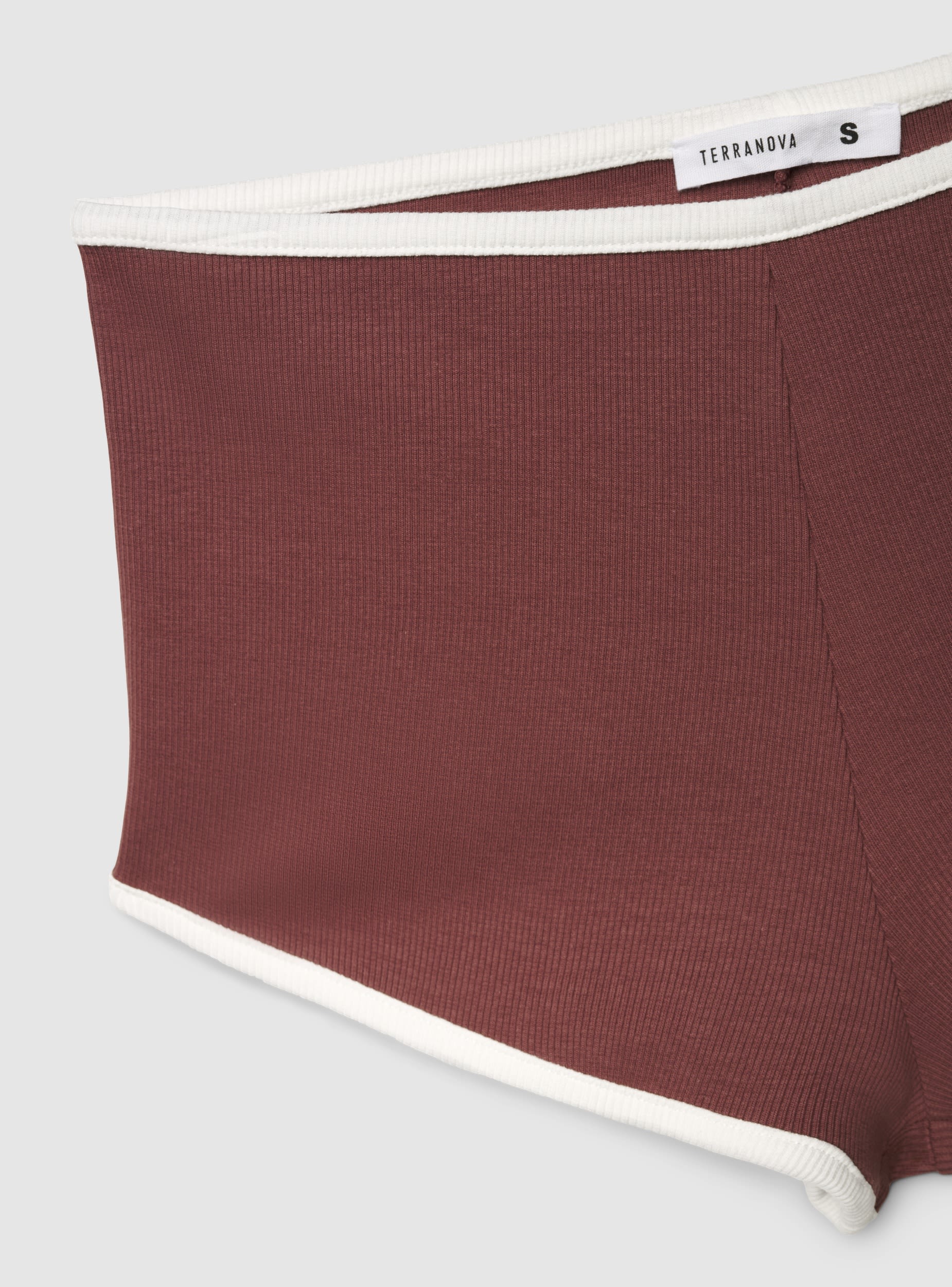 Culotte a costine profili a contrasto - Image 5