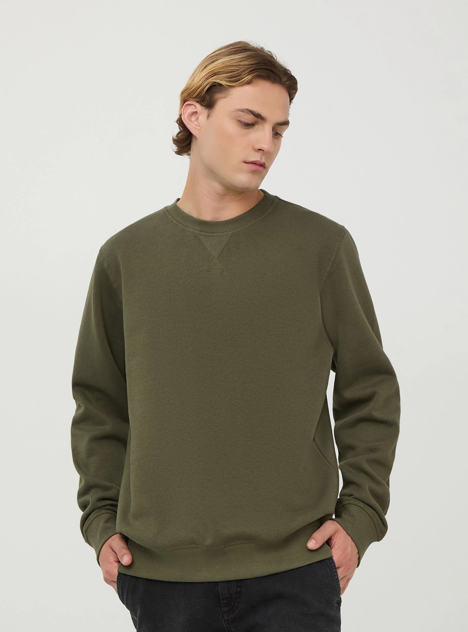 Felpa basic girocollo - Image 7