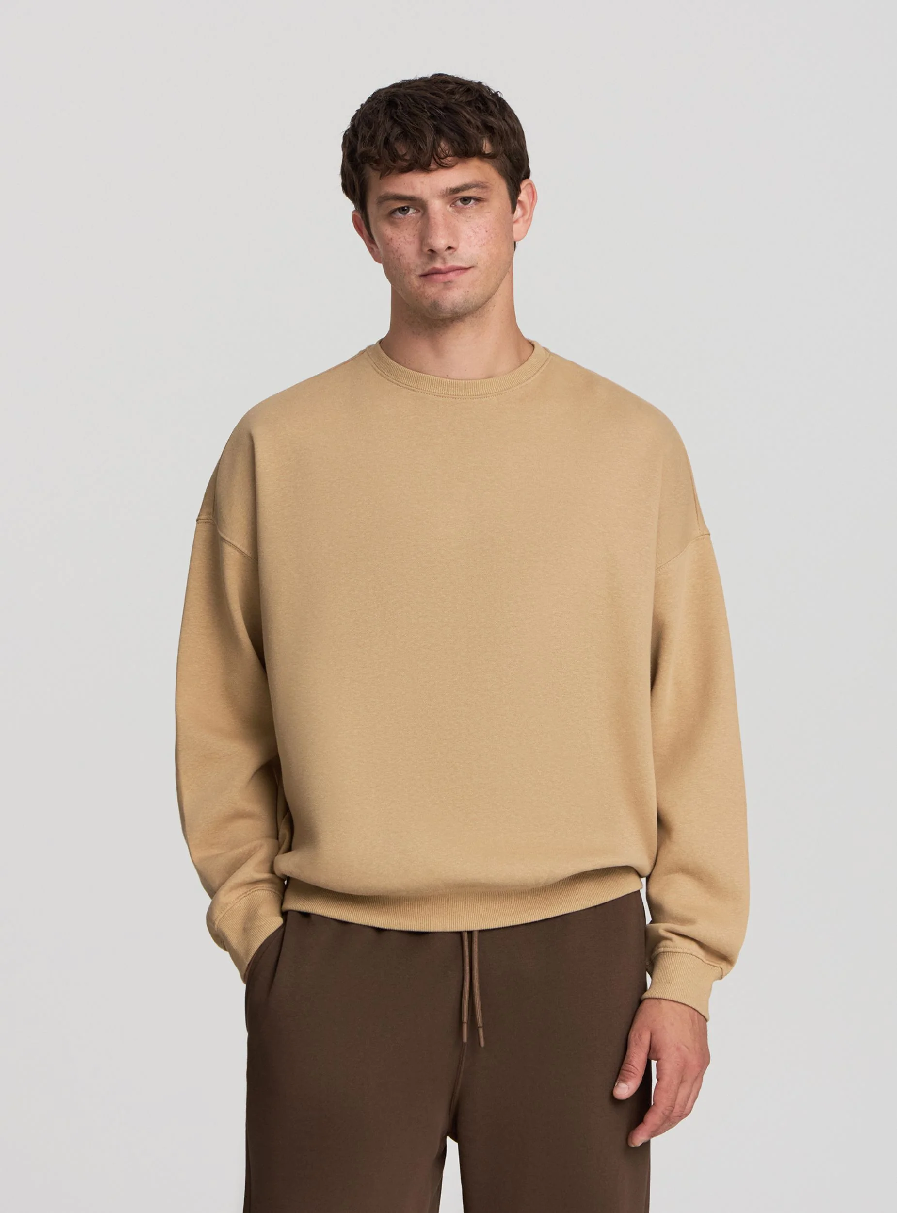 Felpa boxy fit girocollo - Image 3
