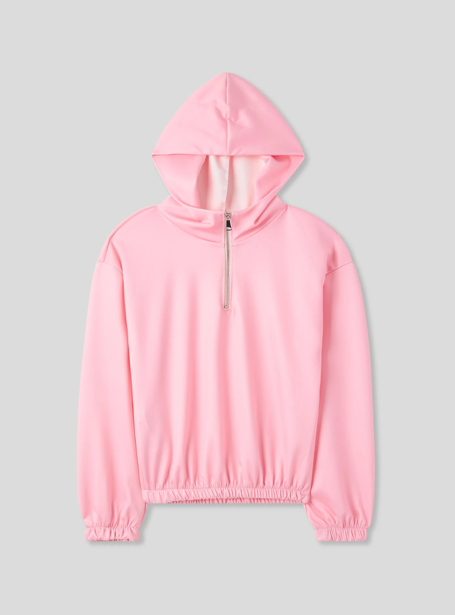 Felpa con cappuccio e half zip - Image 4