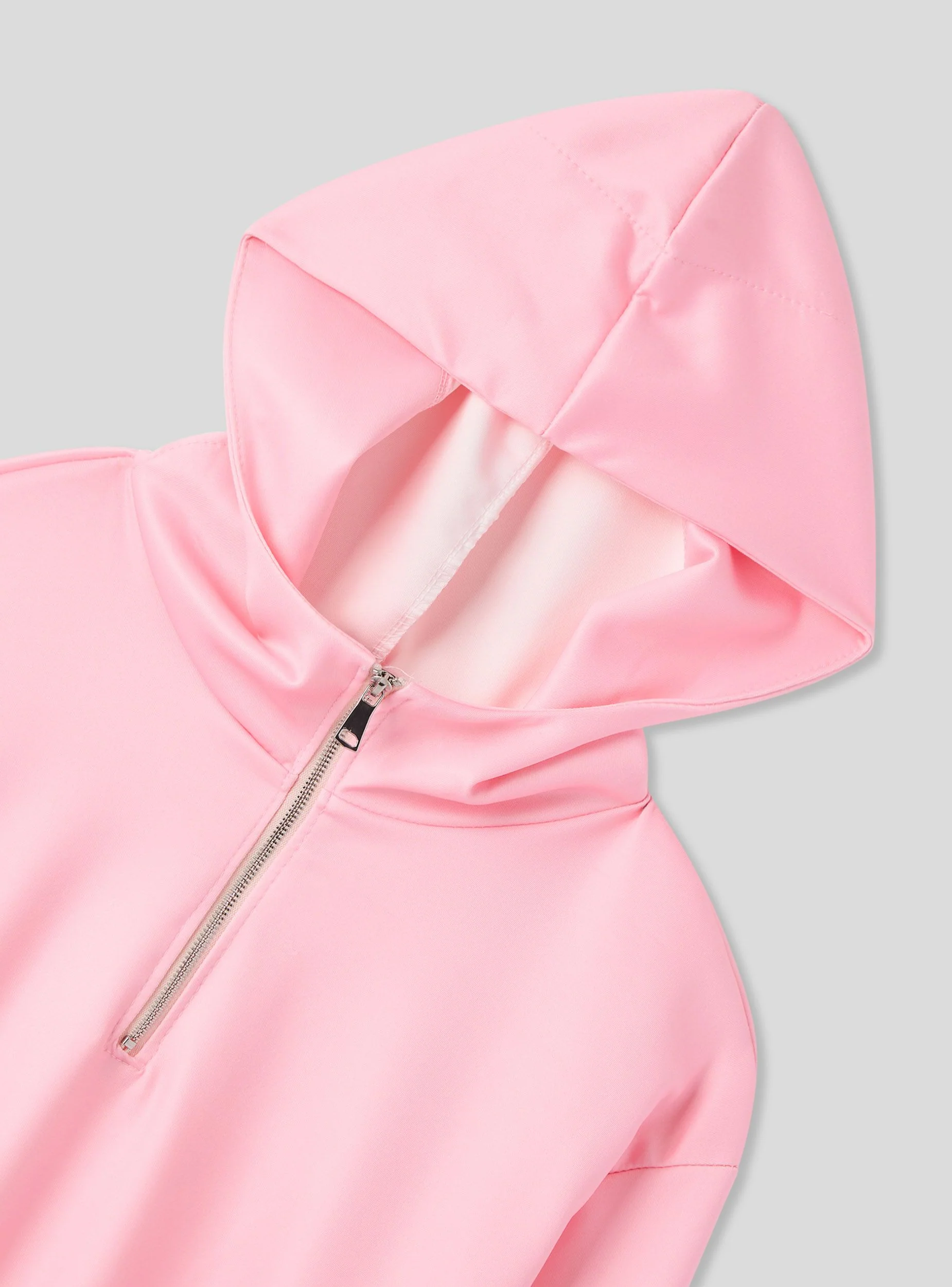 Felpa con cappuccio e half zip - Image 6
