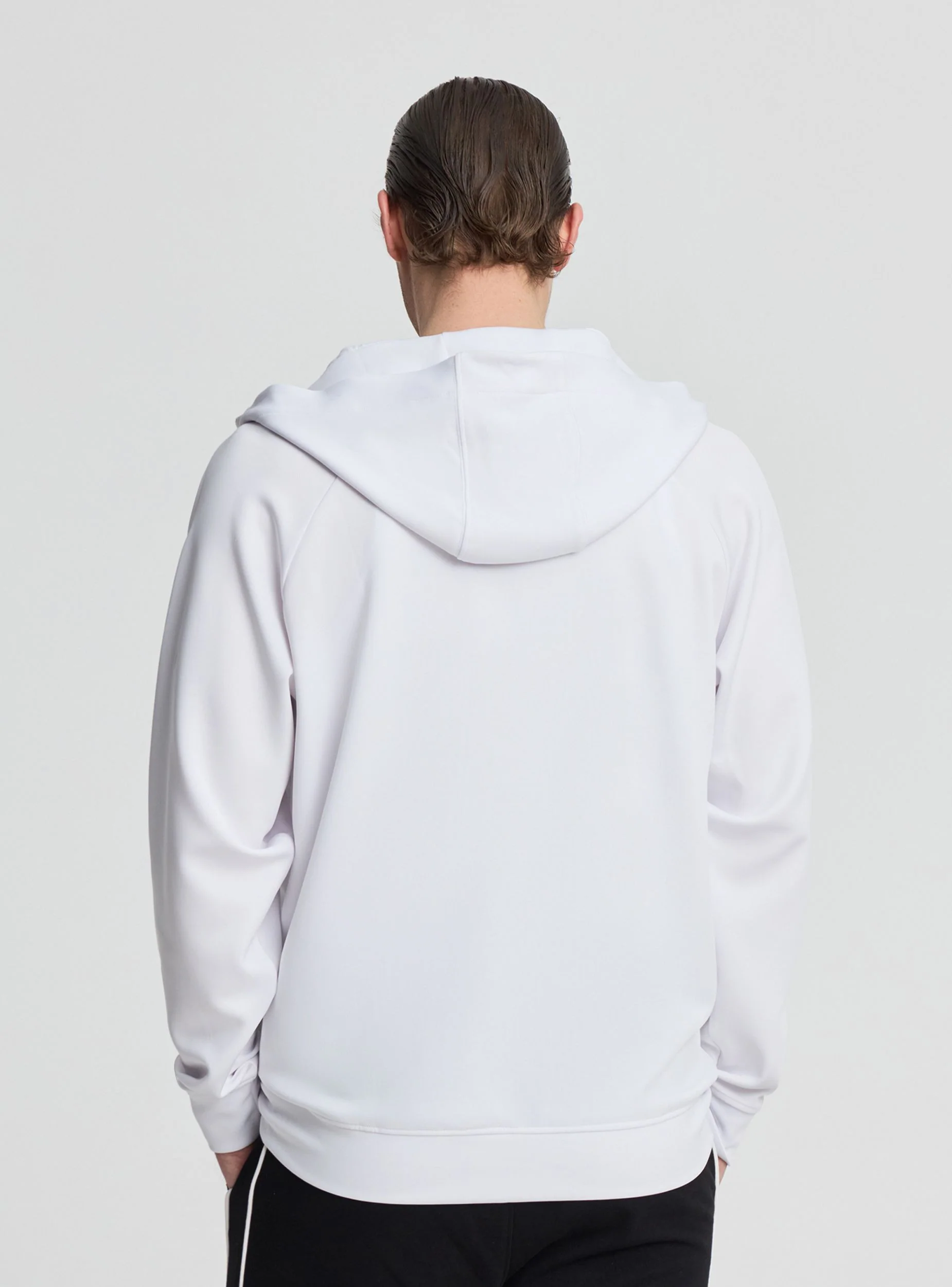 Felpa con cappuccio tessuto tecnico fleece - Image 3