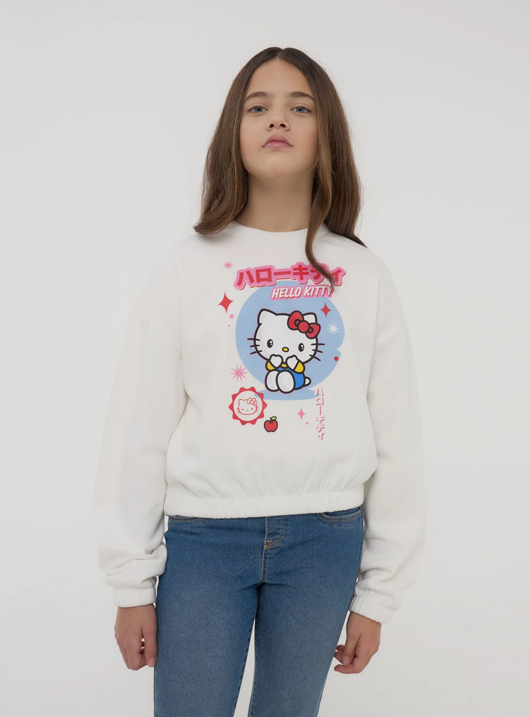 Felpa con stampa Hello Kitty® senza cappuccio - Image 7