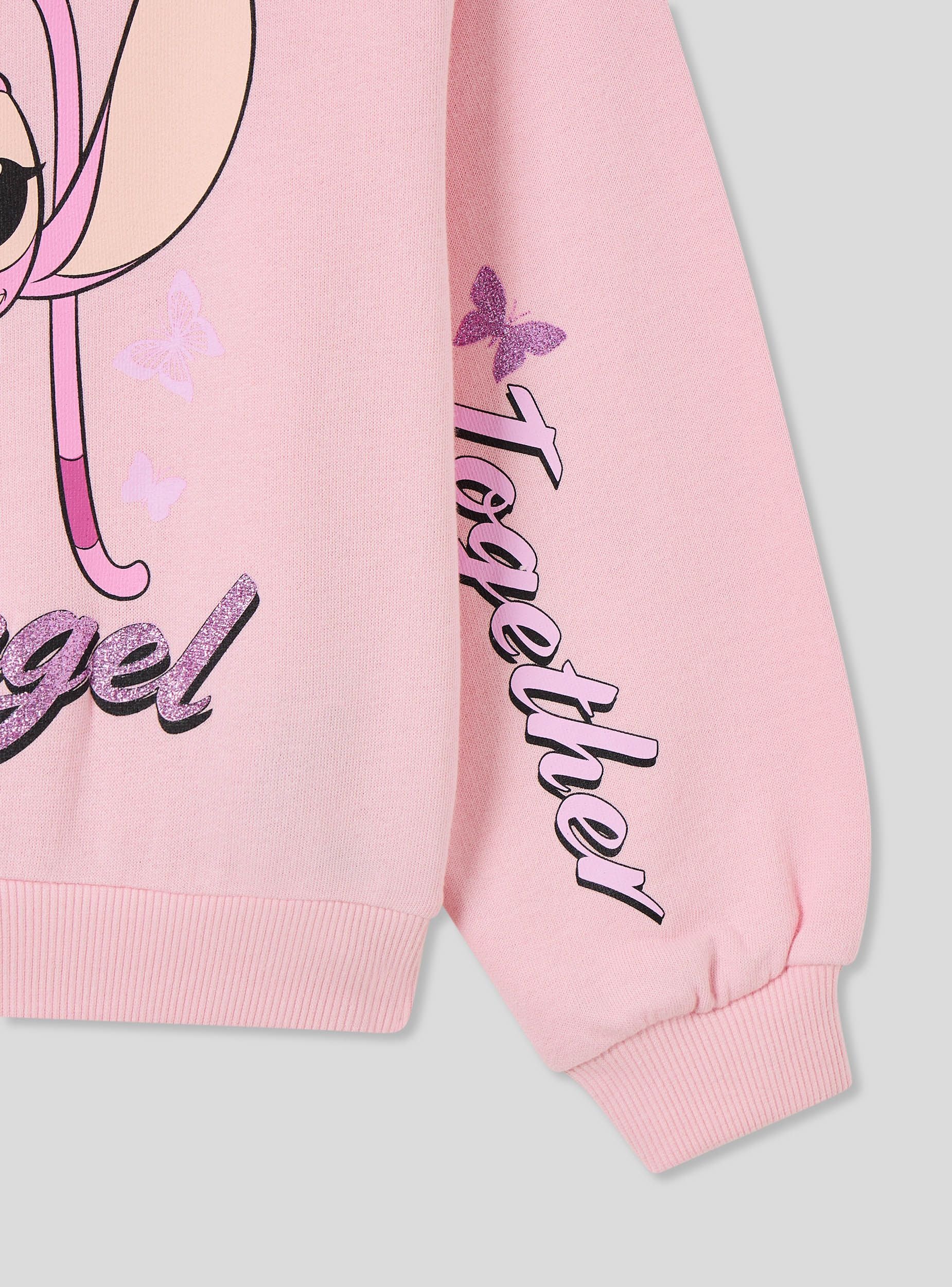 Felpa leggera con stampa Angel di Stitch® senza cappuccio - Image 4