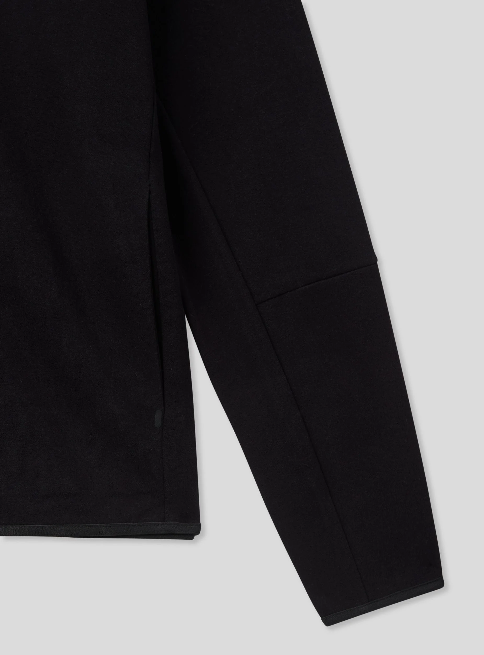 Felpa tecnica con cappuccio e zip in misto cotone pesante - Image 4