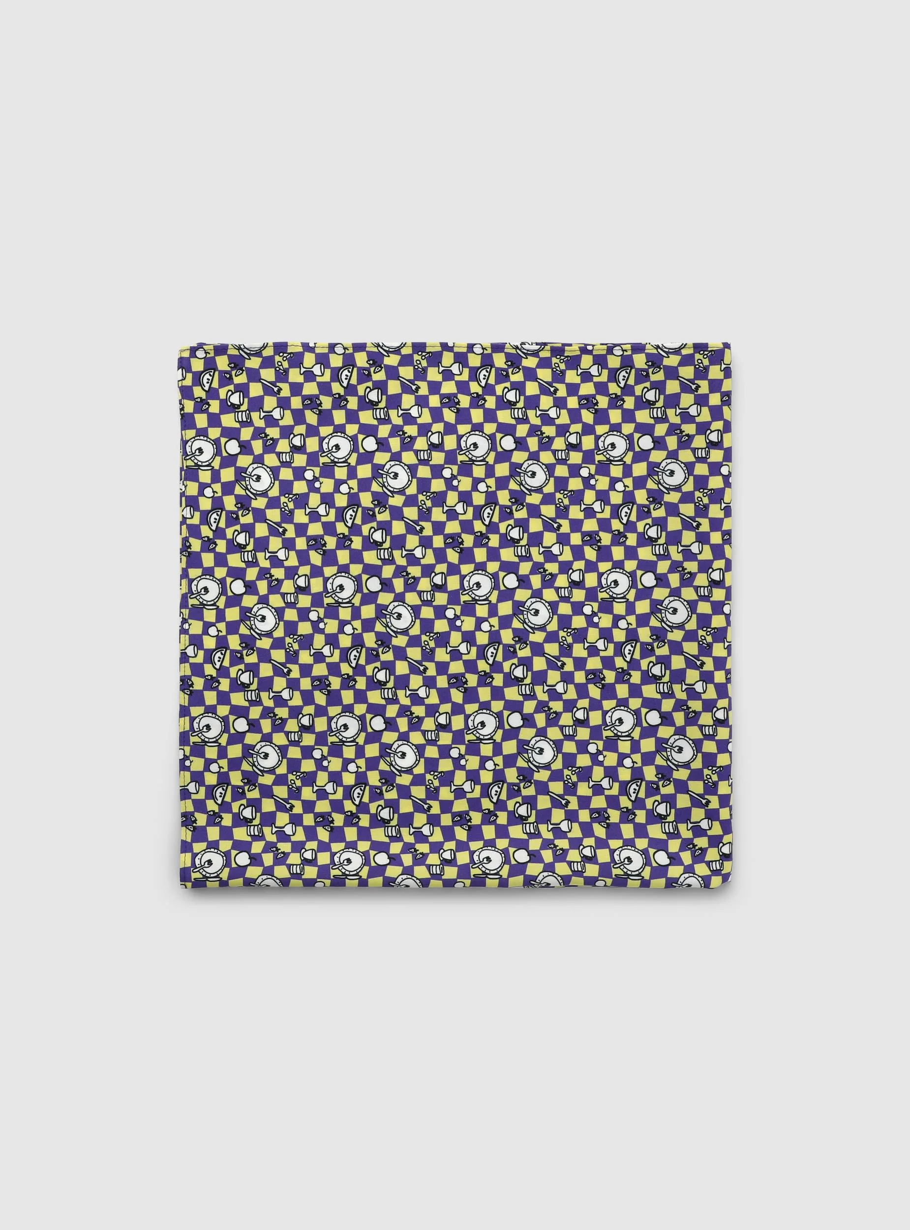 Foulard con stampa picnic - Image 3